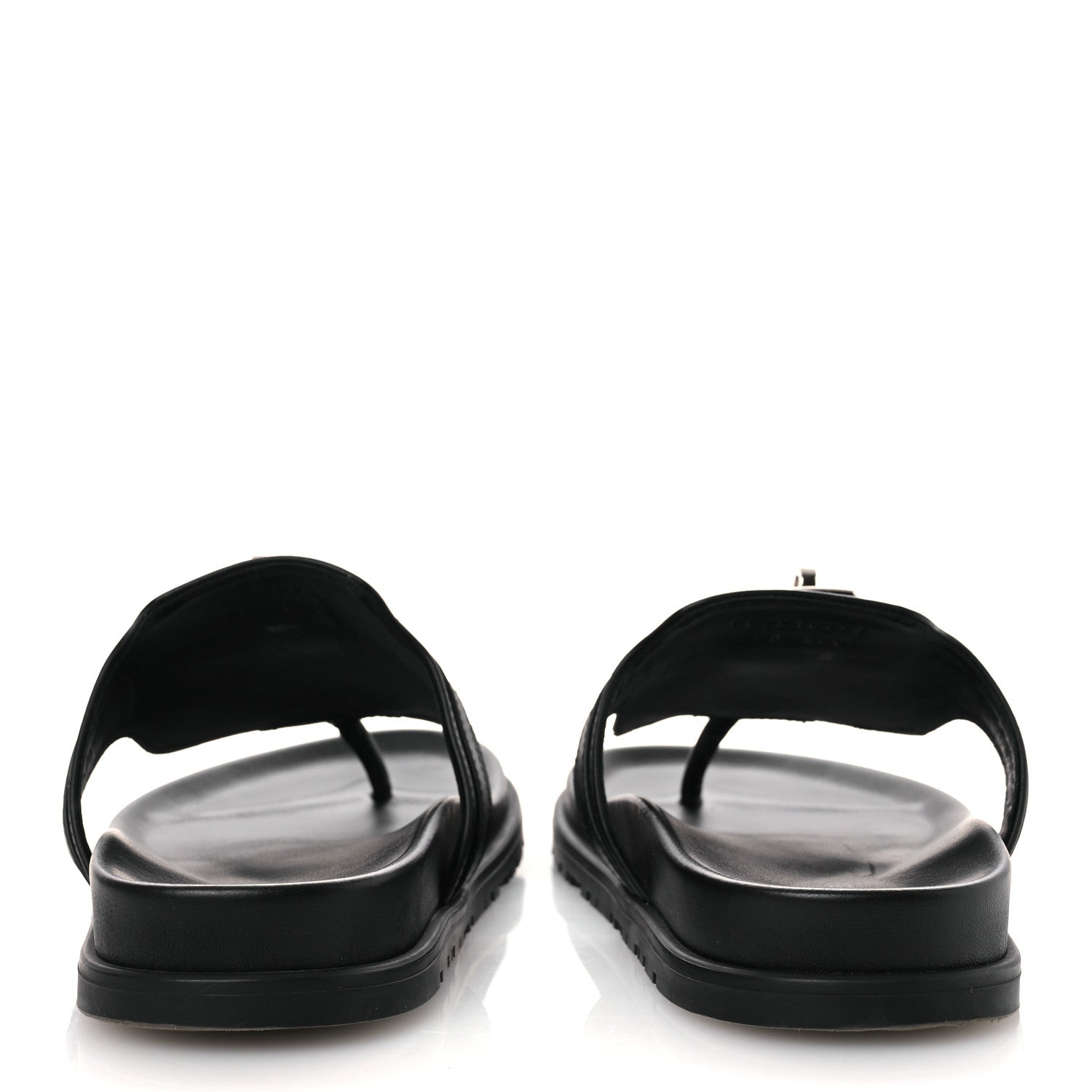 Calfskin Womens Empire Sandals 39 Black