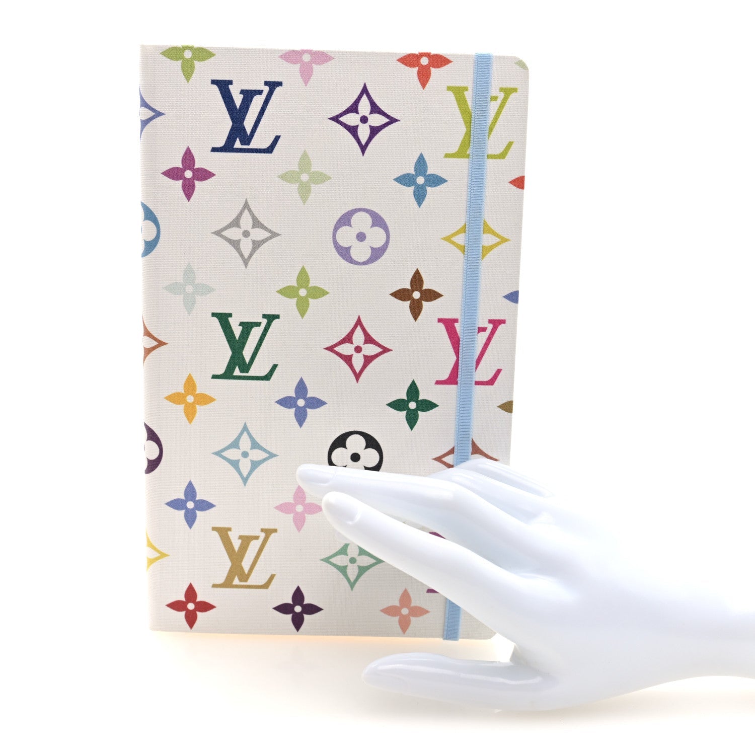 LV x TM Monogram Multicolor Jane Notebook MM White
