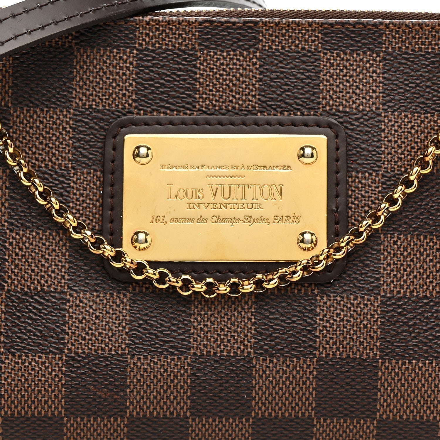 Damier Ebene Eva Clutch