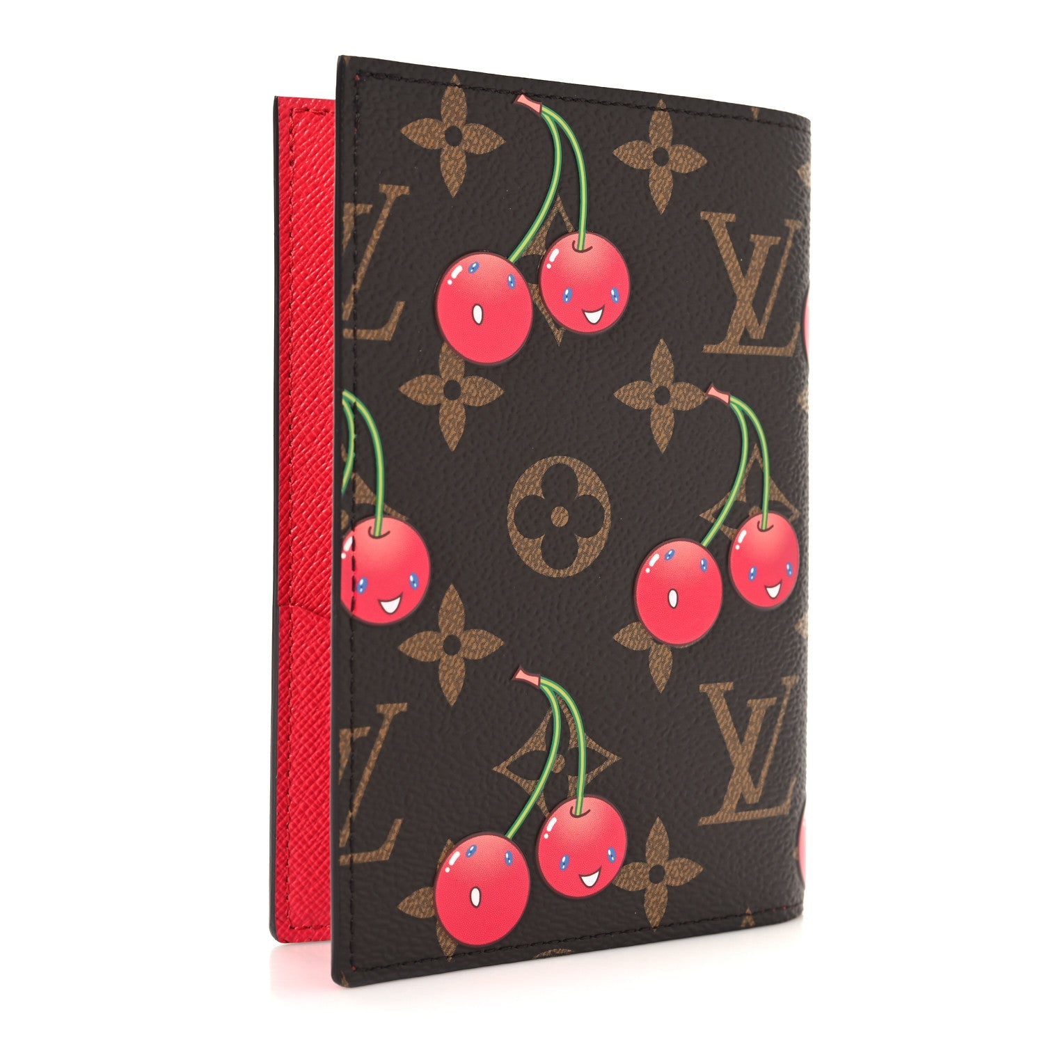 LV X TM Monogram Cerises Passport Cover