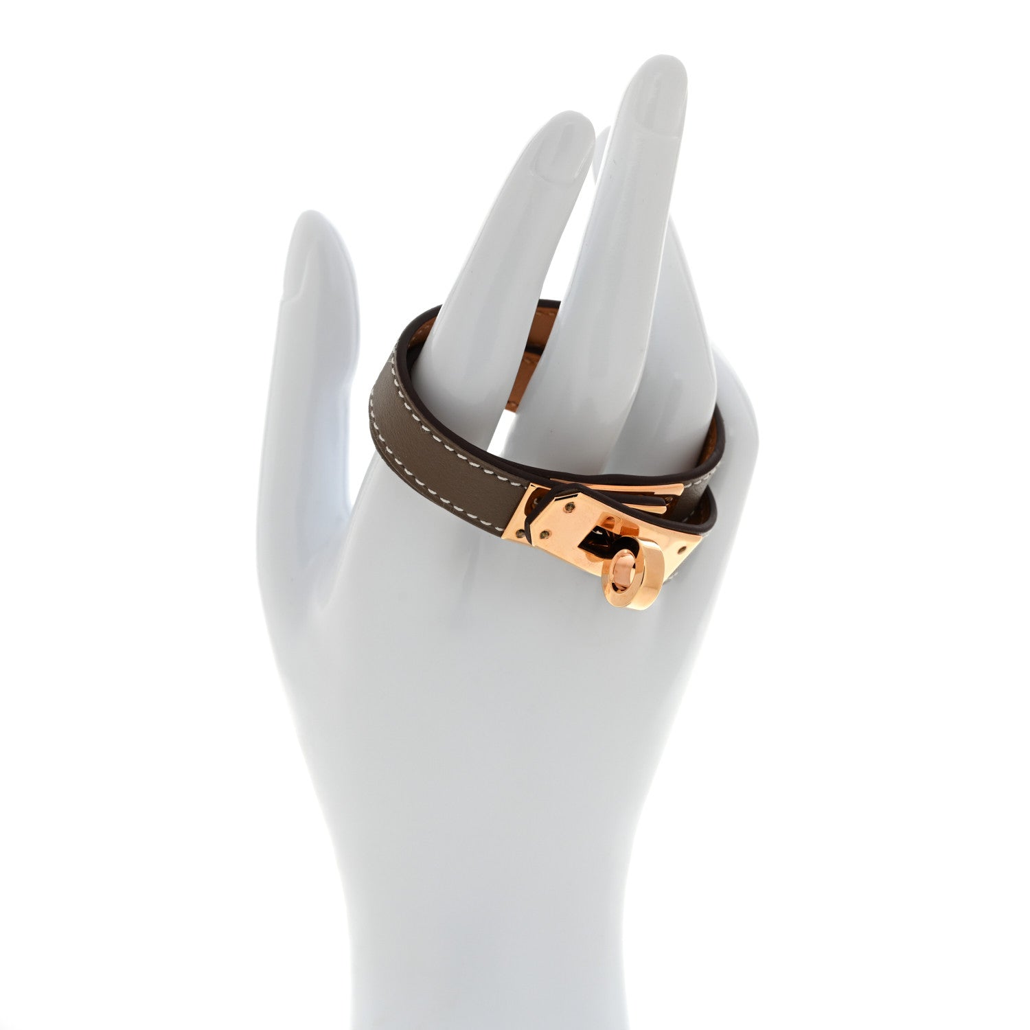 Swift Kelly Double Tour Bracelet T2 Etoupe