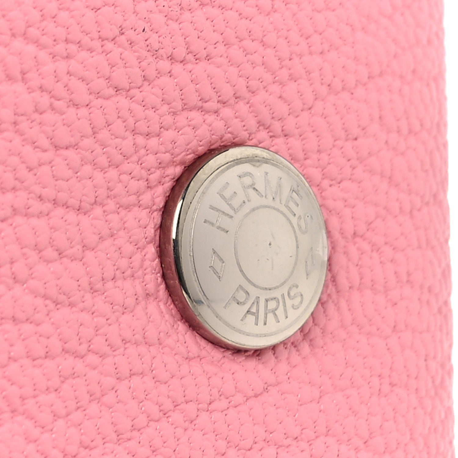 Chevre Mysore Paddock Change Purse Rose Confetti Brique