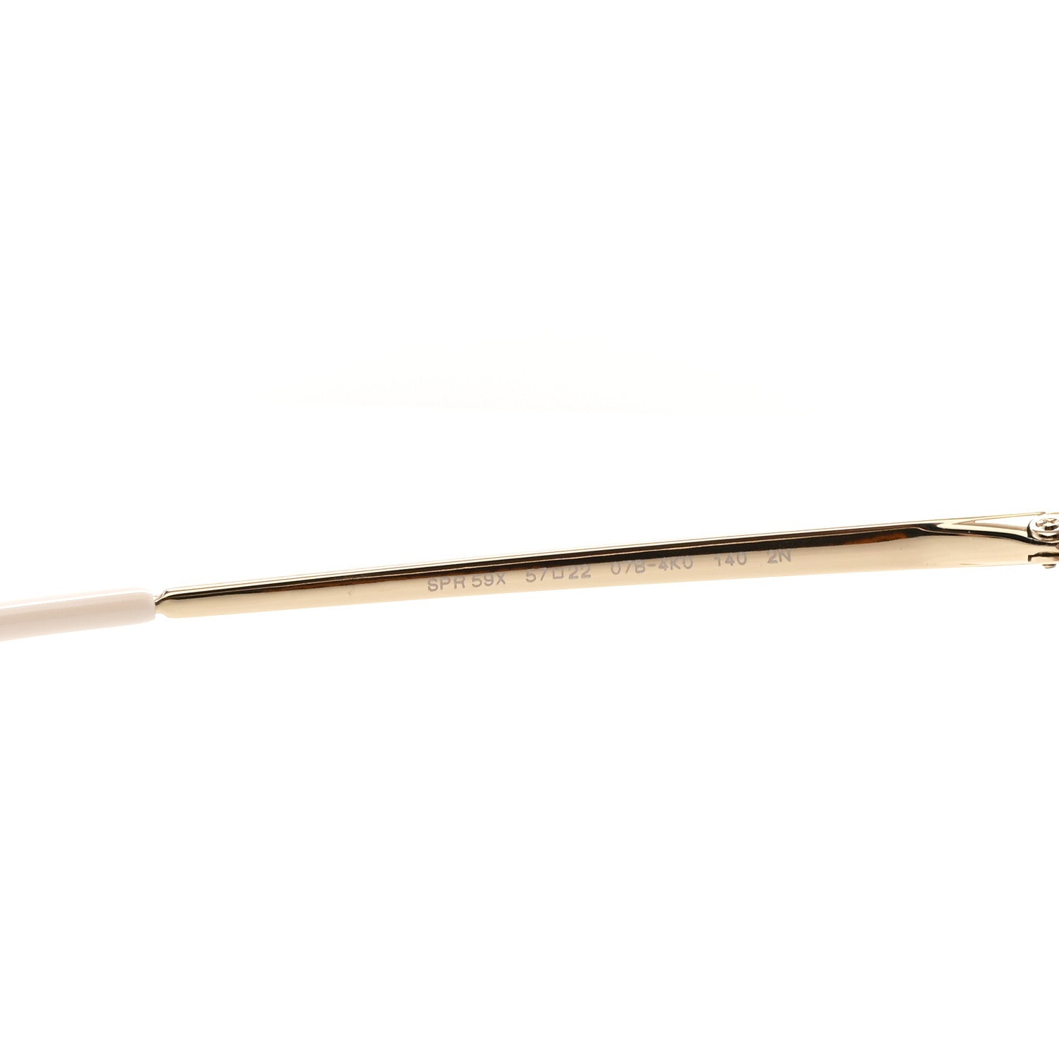 Metal Enamel Oversized Round Sunglasses SPR 59X Pink Gold