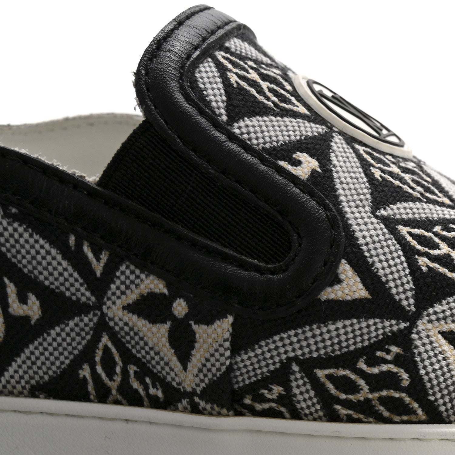 Jacquard Since 1854 Playtime Slip On Sneakers 37 Black