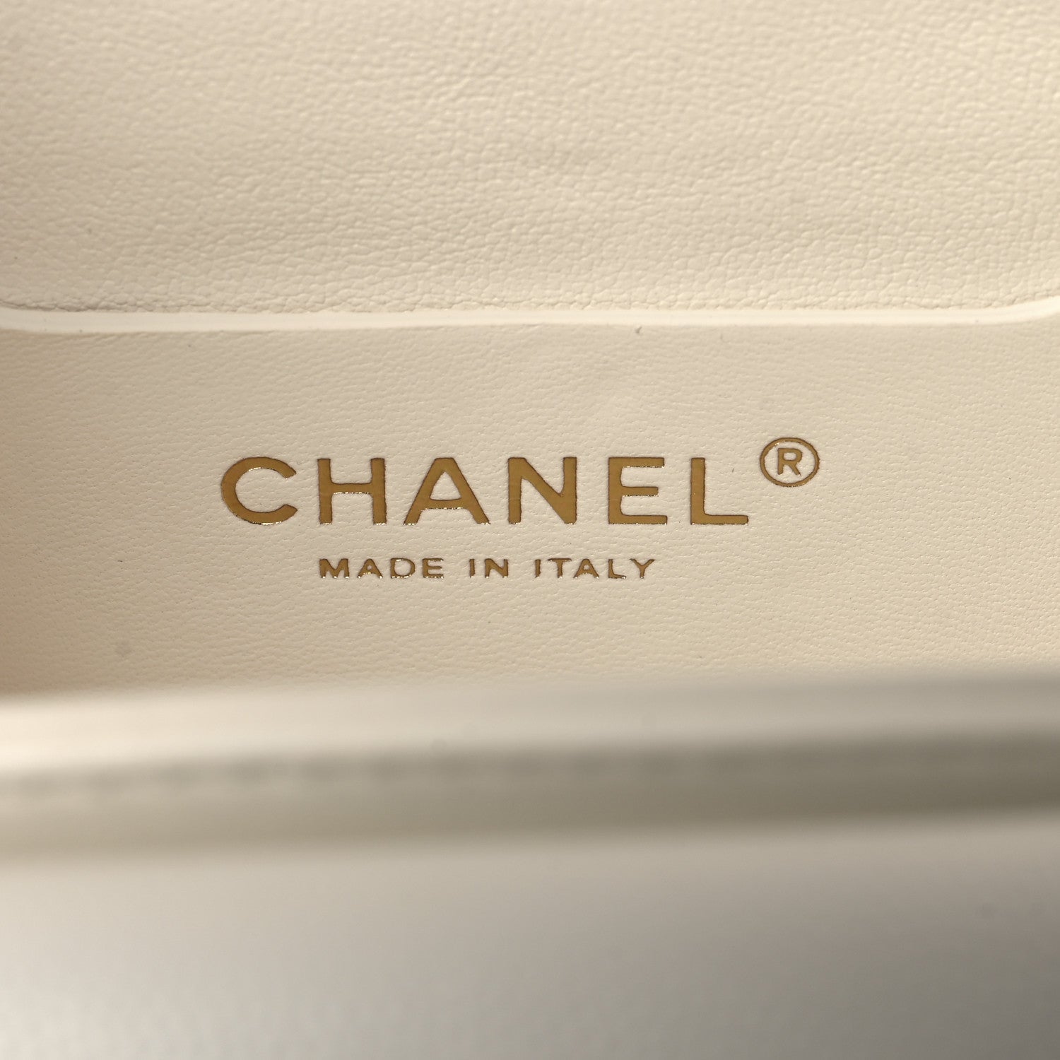 Caviar Quilted Mini Top Handle Flap White