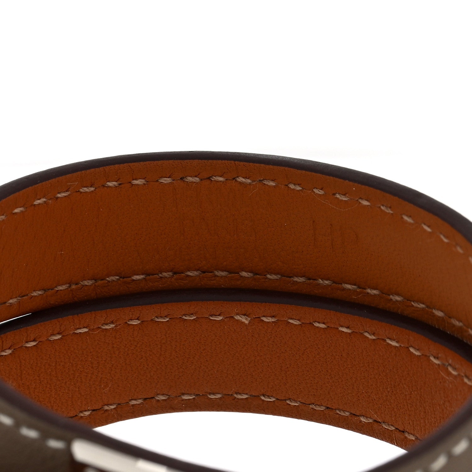 Swift Kelly Double Tour Bracelet T1 Etoupe
