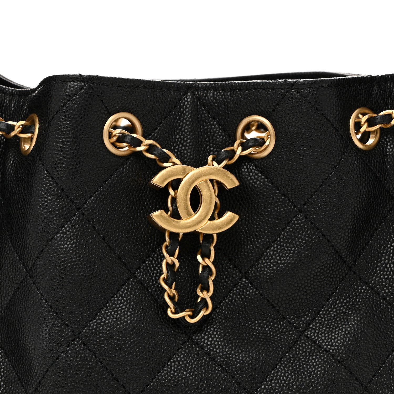 Caviar Quilted Mini Chanel 25 Handbag Black