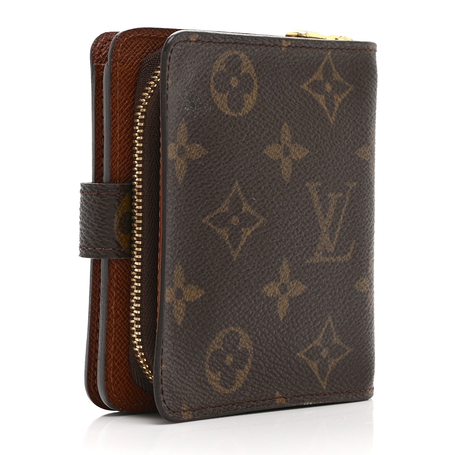 Monogram Compact Zippe Zipped Wallet