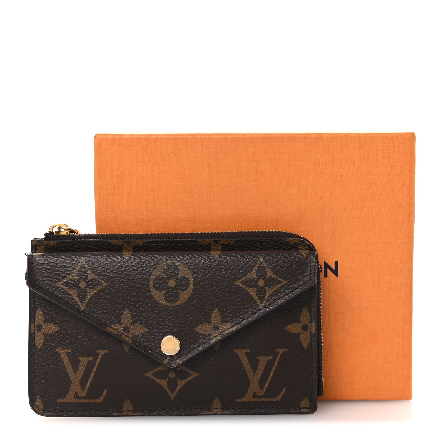 Monogram Recto Verso Card Holder Black