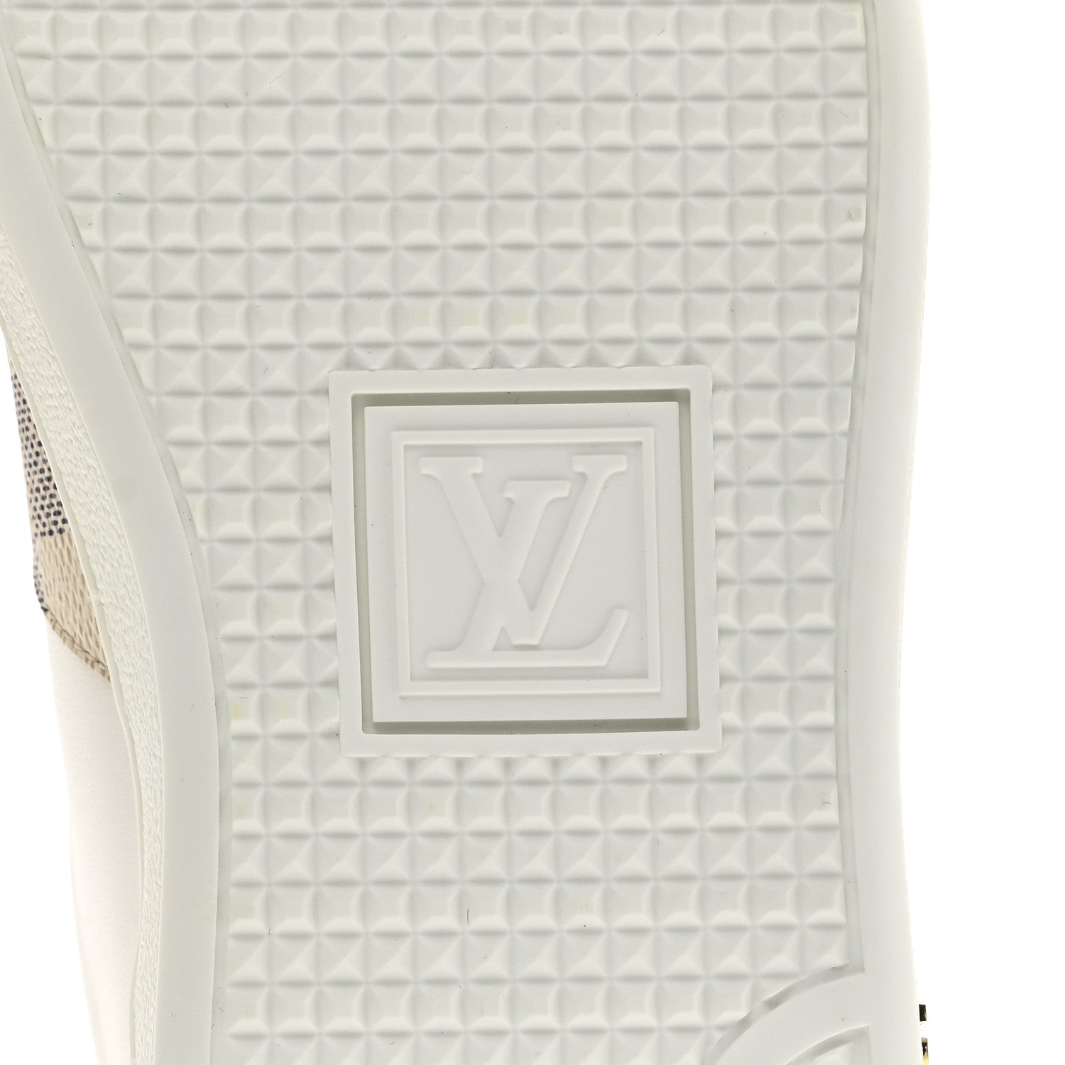 Damier Azur Front Row Sneaker 39 White