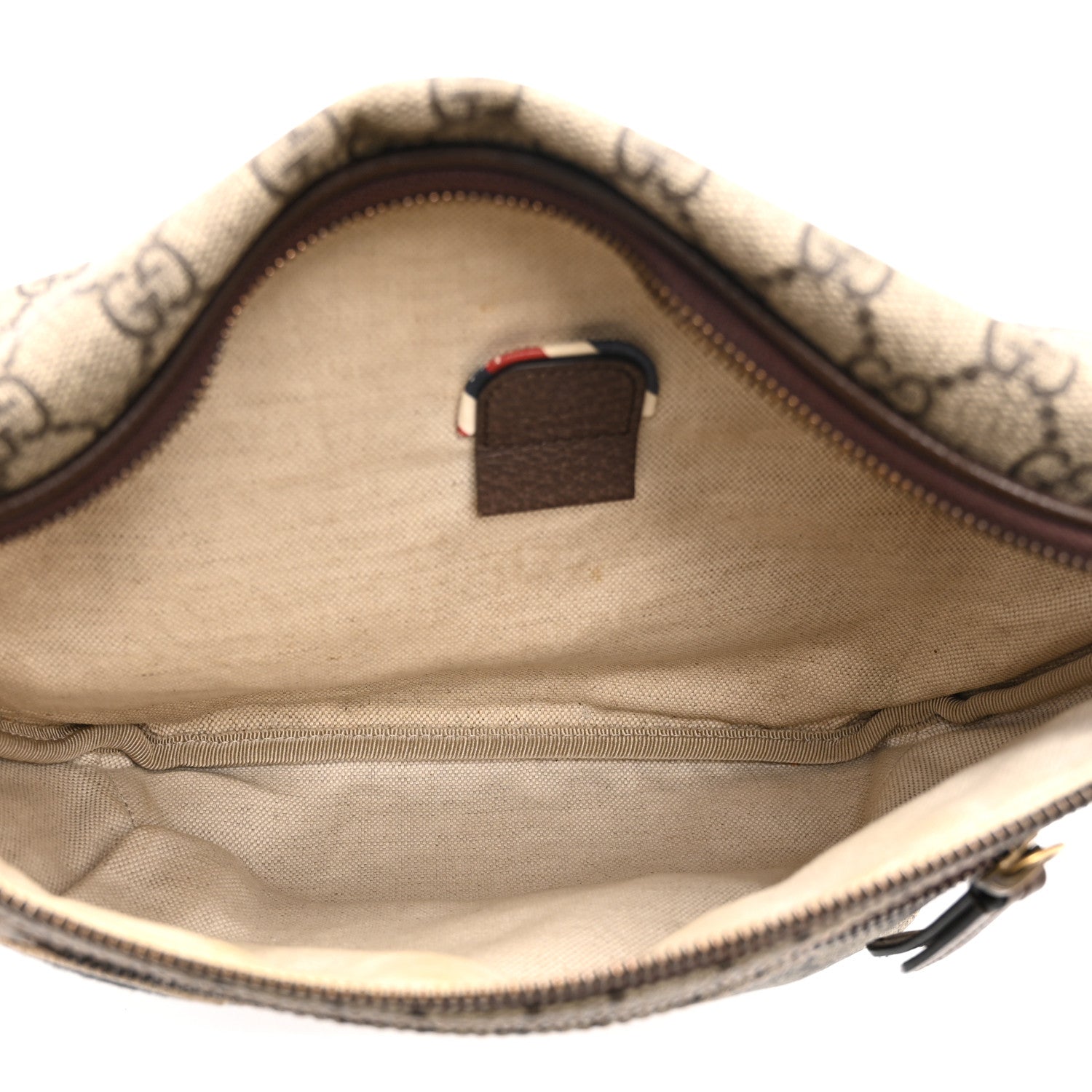 GG Supreme Monogram Courrier Belt Bag  Beige New Acero