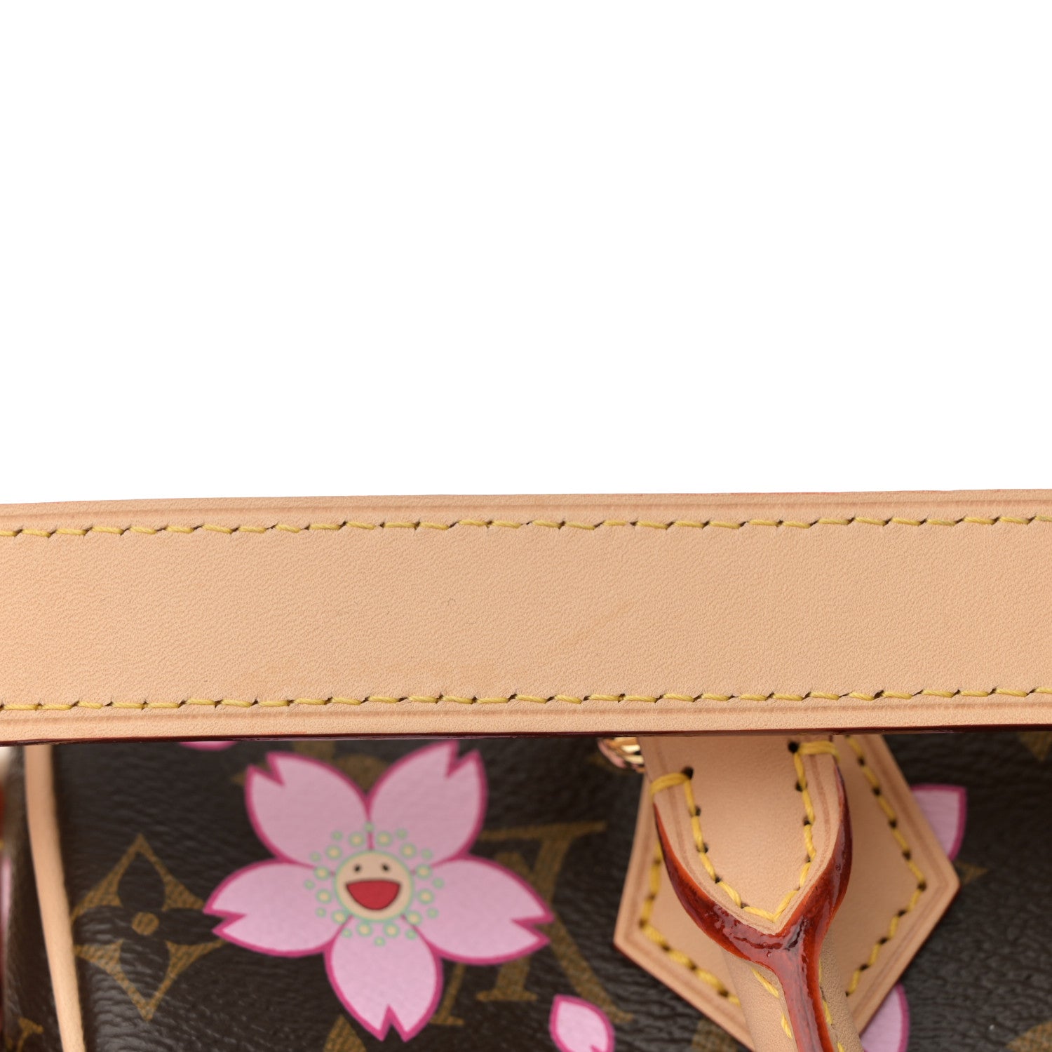 LV X TM Monogram Cherry Blossom Speedy Bandouliere 25 Sakura Brown