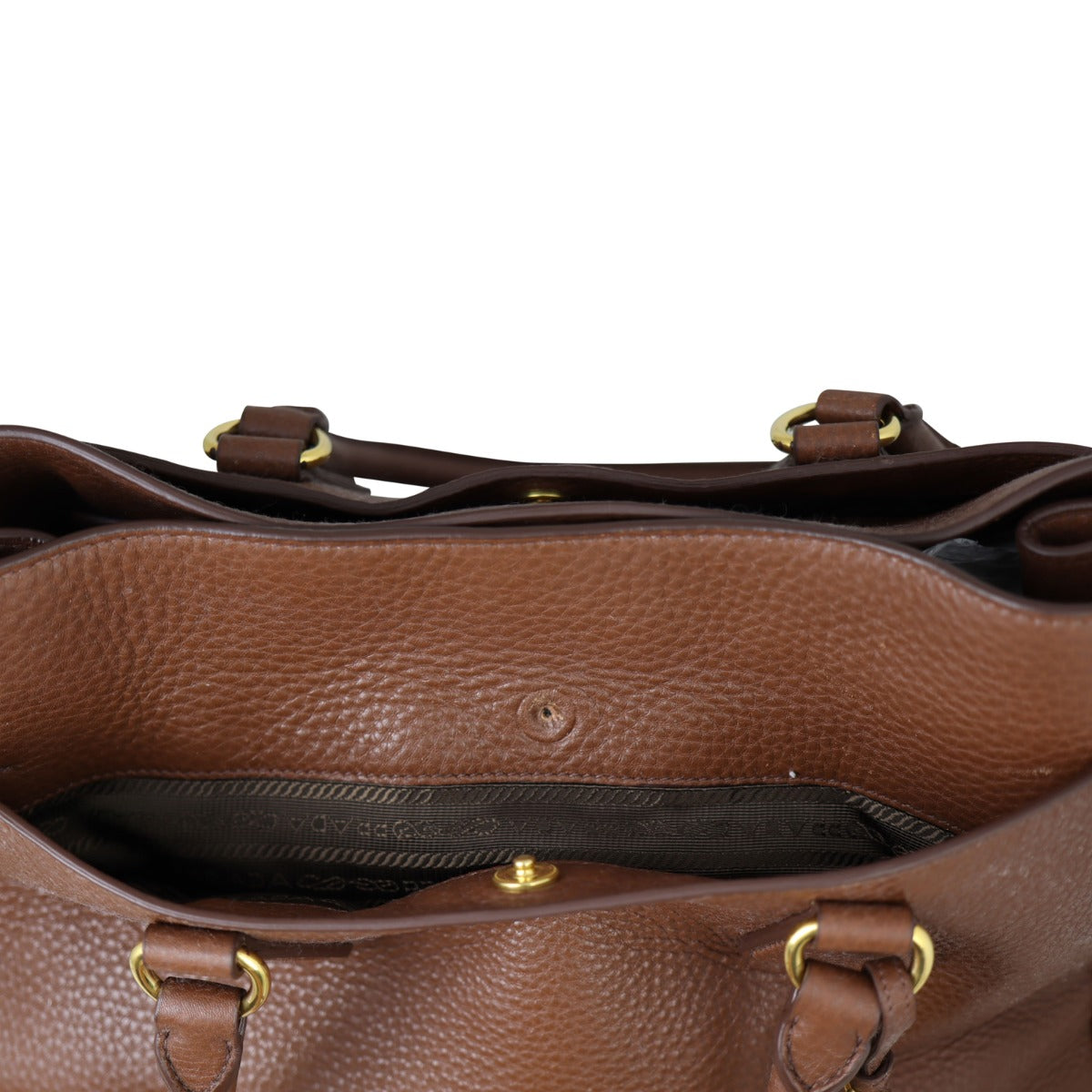Prada Vitello Daino Shopping Tote