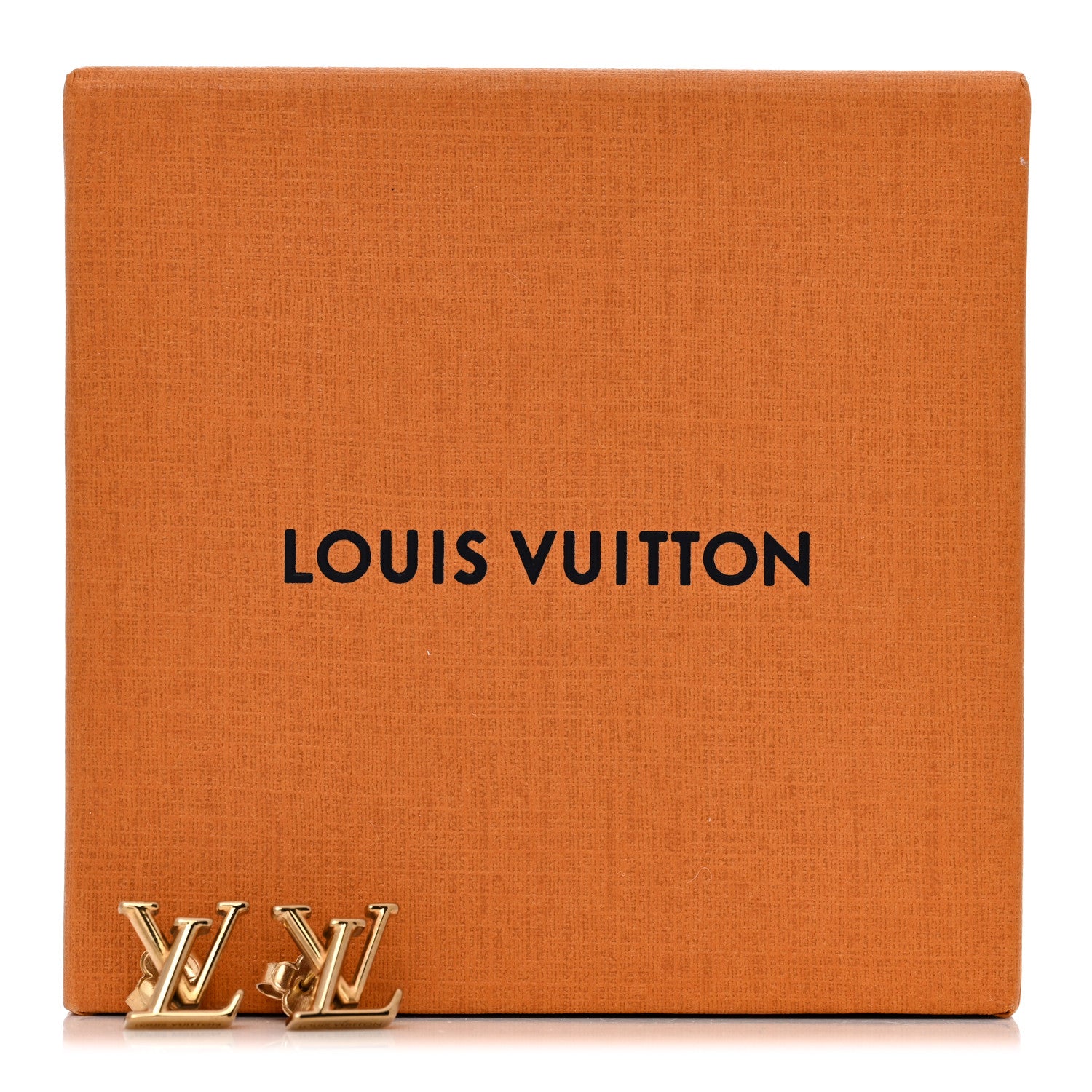 Metal LV Iconic Earrings Gold