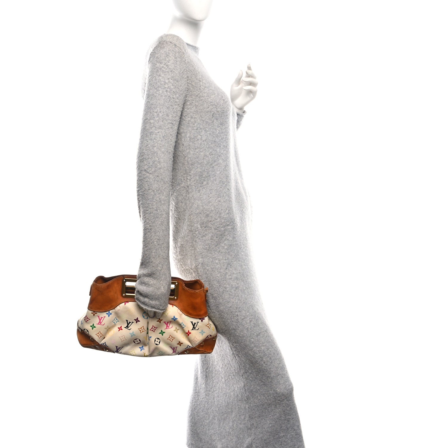 Monogram Multicolor Judy MM White