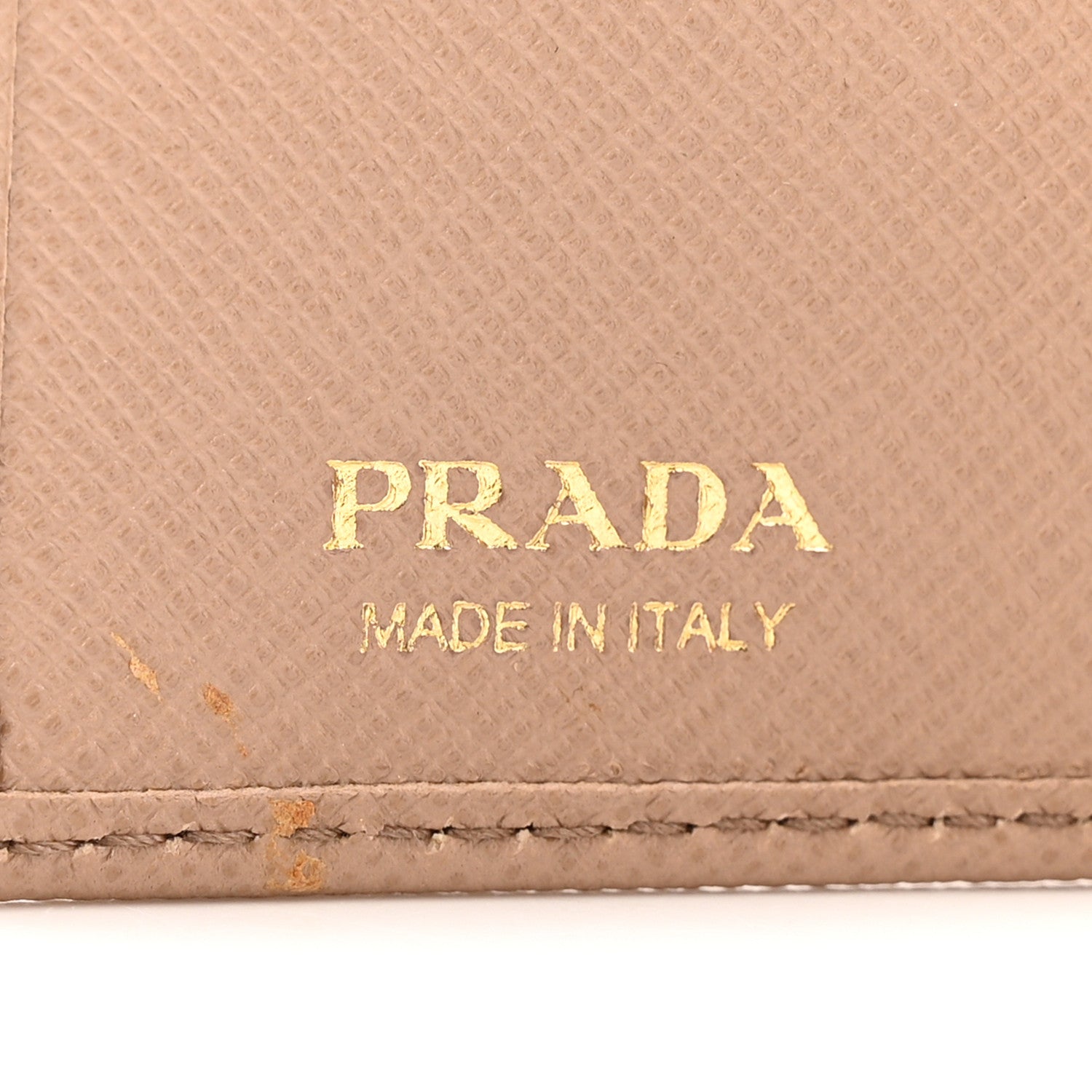 Saffiano Tri-Fold Bow Wallet Cammeo
