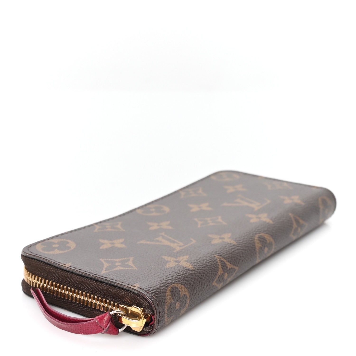 Monogram Clemence Wallet Fuchsia