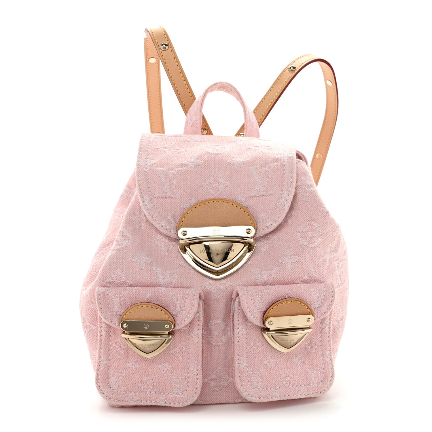 Denim Venice Backpack Washed Pink