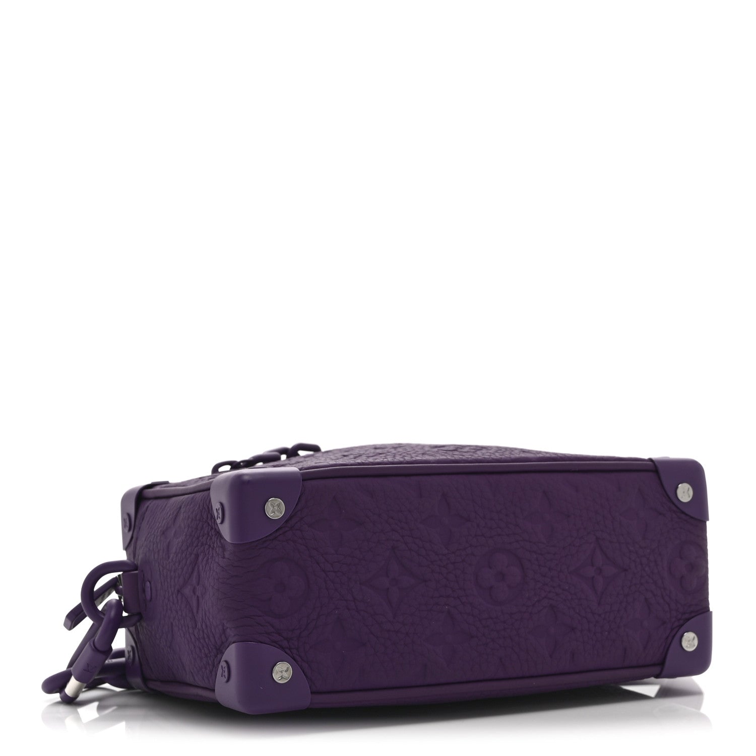 Taurillon Monogram Mini Soft Trunk Black Purple Night