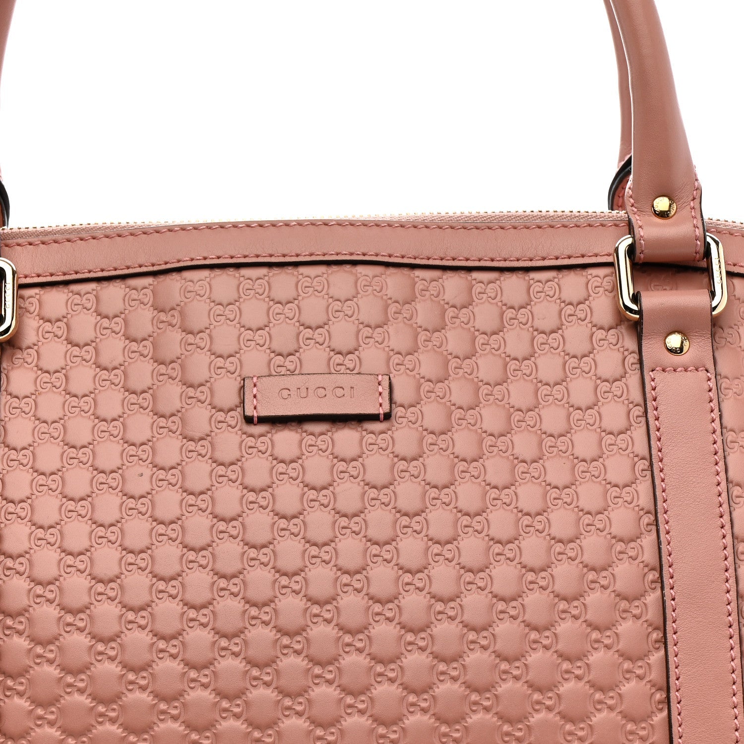 Soft Microguccissima Large Dome Satchel Soft Pink