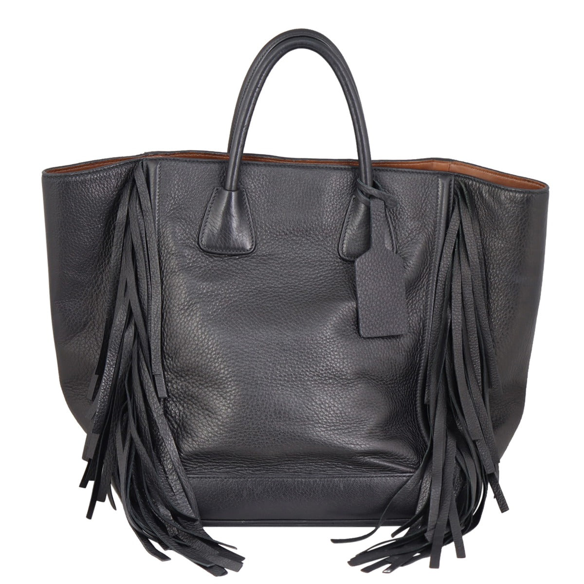 Prada Cervo Fringe Tote