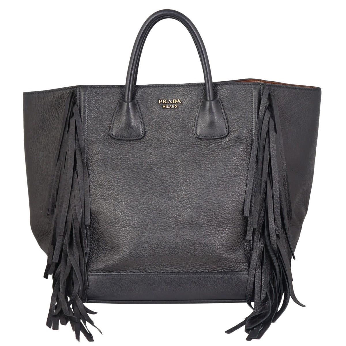 Prada Cervo Fringe Tote
