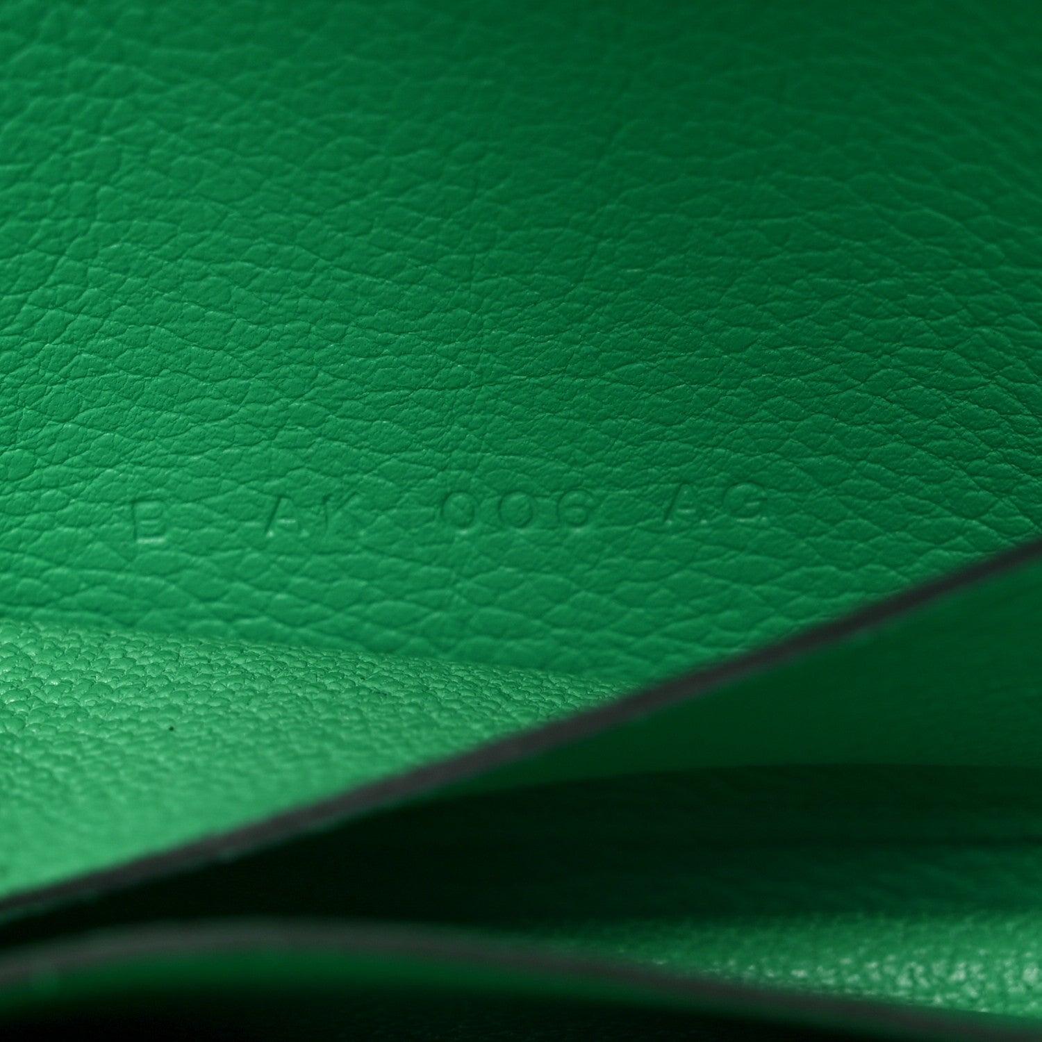 Evercolor Bi-Color Constance Slim Wallet Vert Comics Bleu Zellige