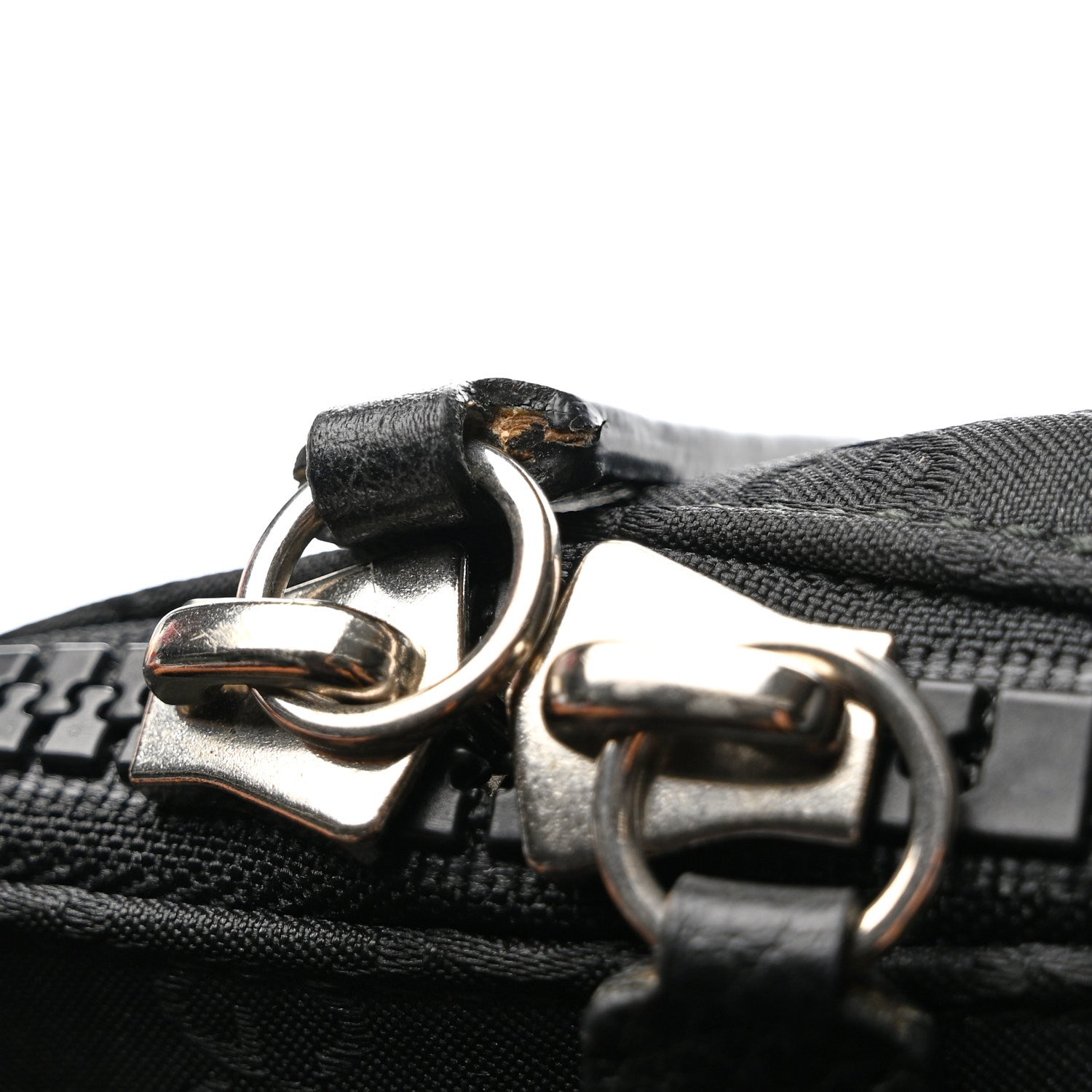 Nylon Monogram Slim Backpack Black