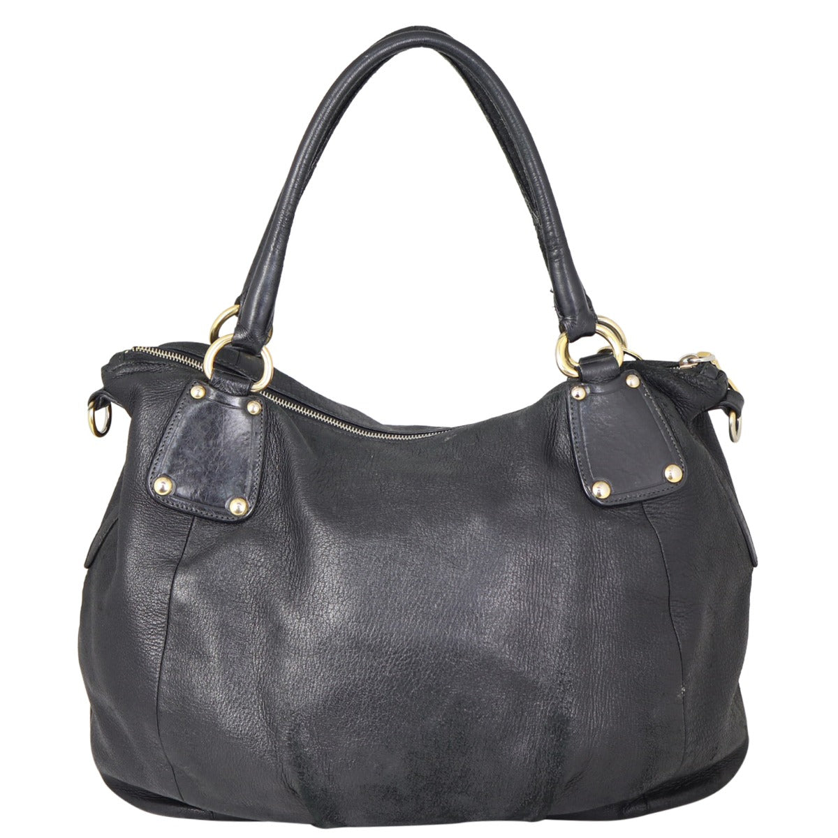 Prada Cervo Shine Two Way Tote