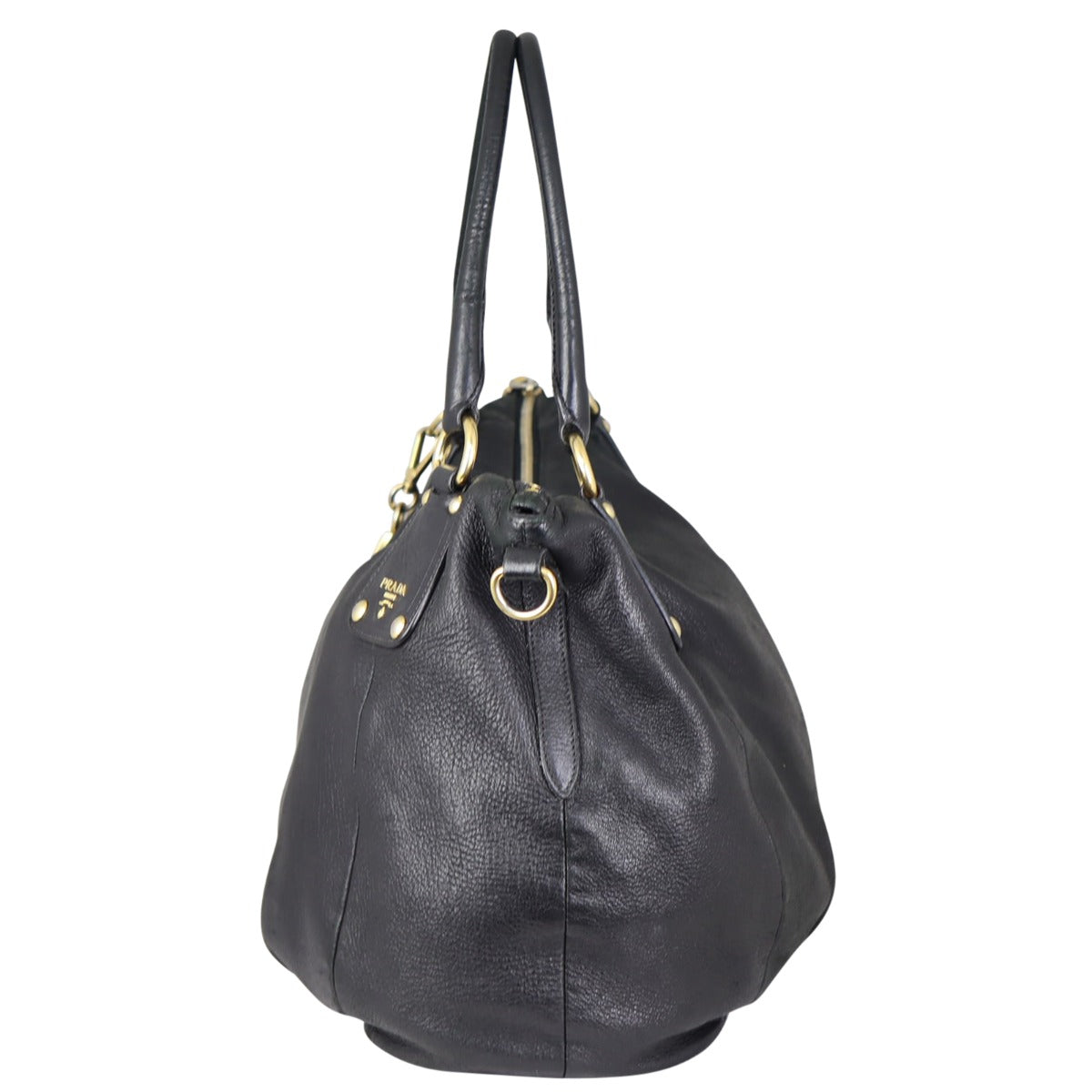 Prada Cervo Shine Two Way Tote