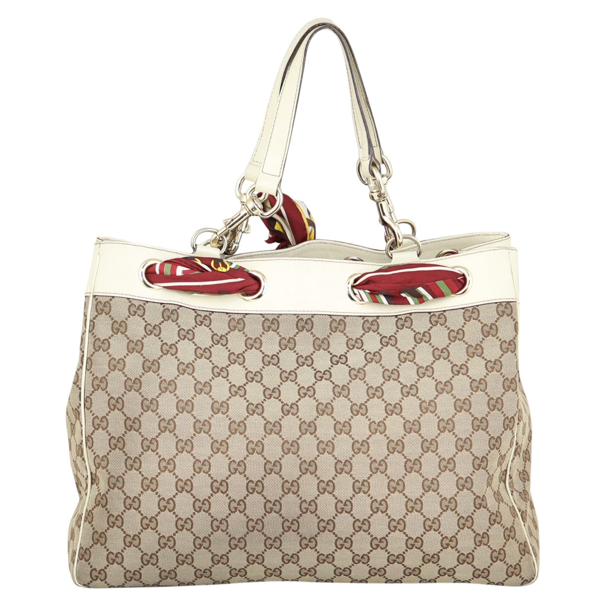 Gucci GG Canvas Positano Scarf Tote