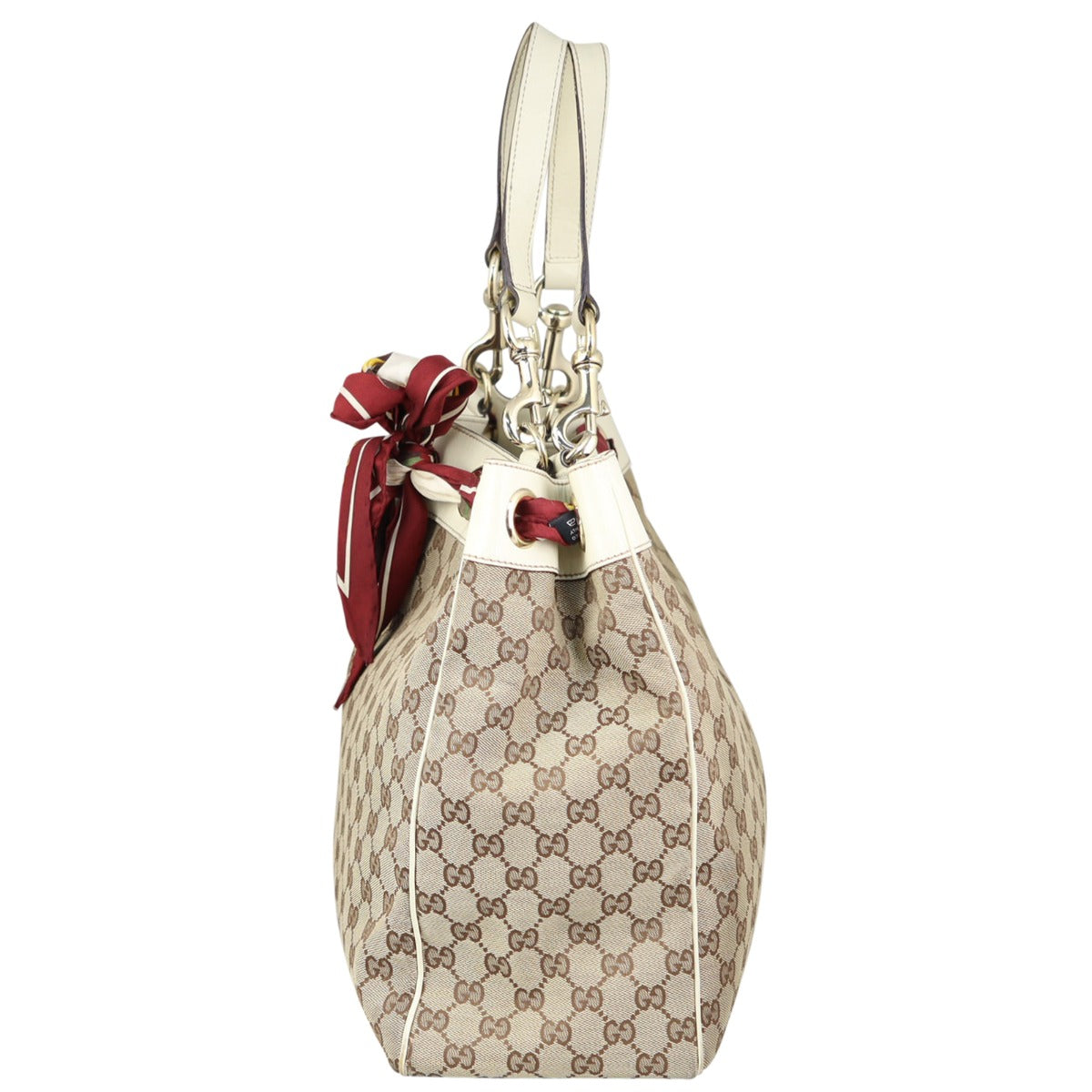 Gucci GG Canvas Positano Scarf Tote