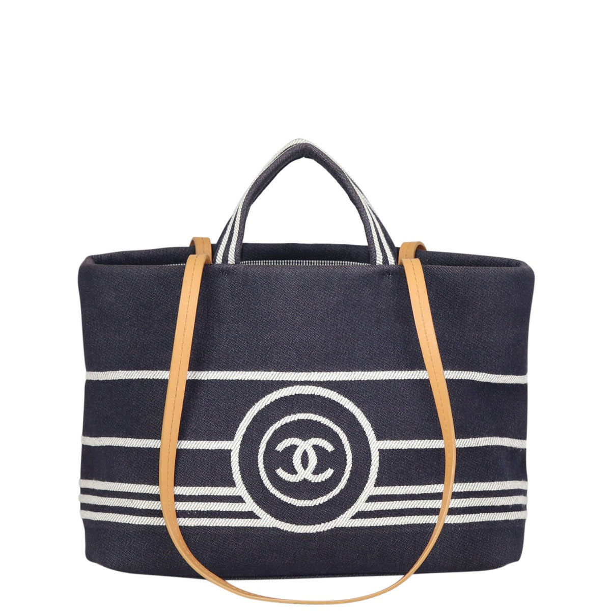 Chanel Denim Large Shopper Tote
