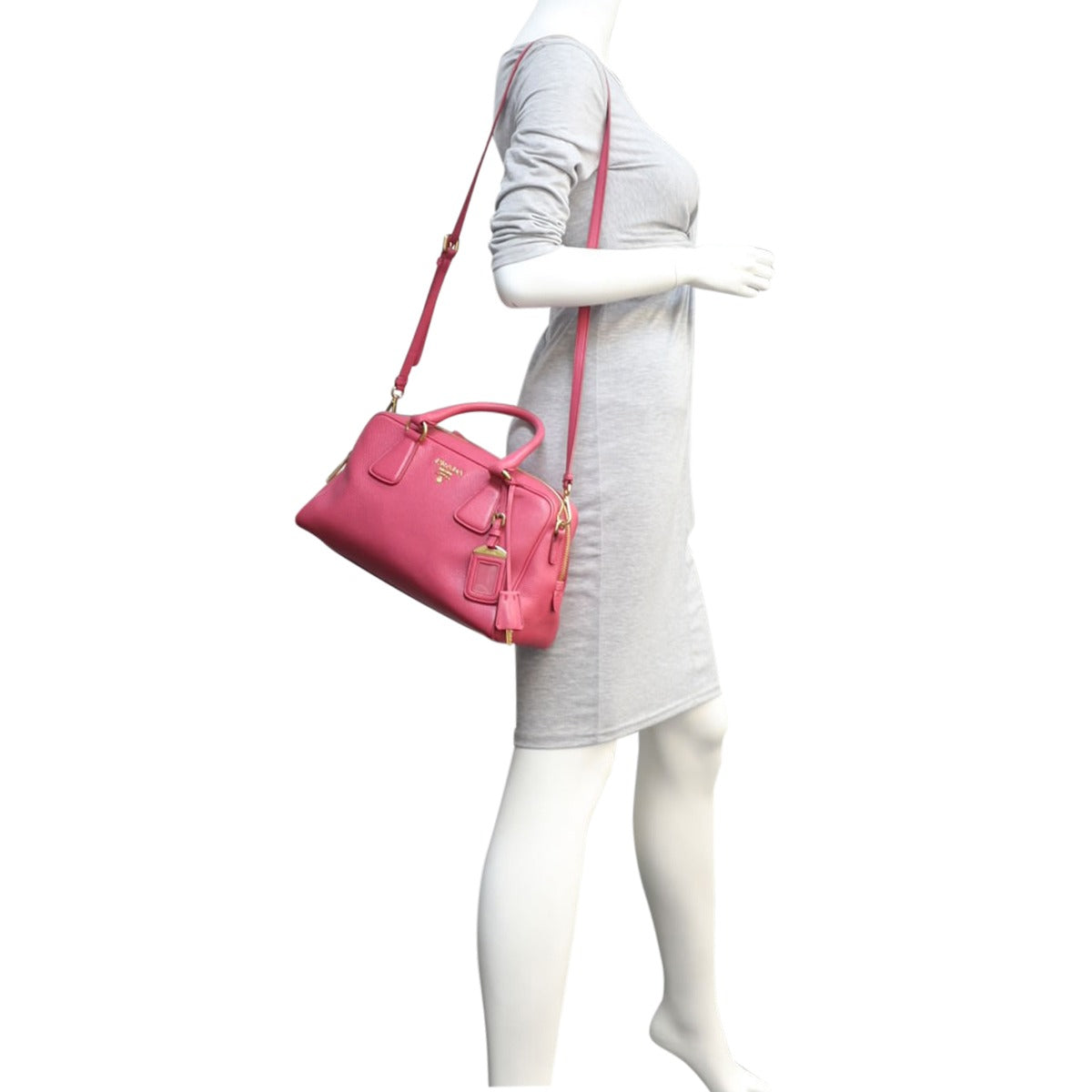 Prada Vitello Daino Bowler
