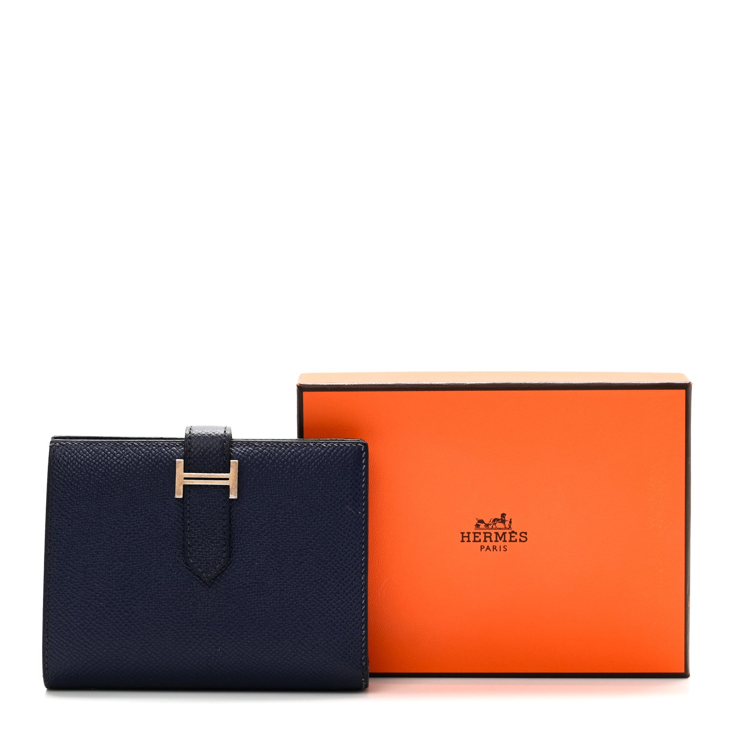 Epsom Bearn Compact Wallet Bleu Saphir