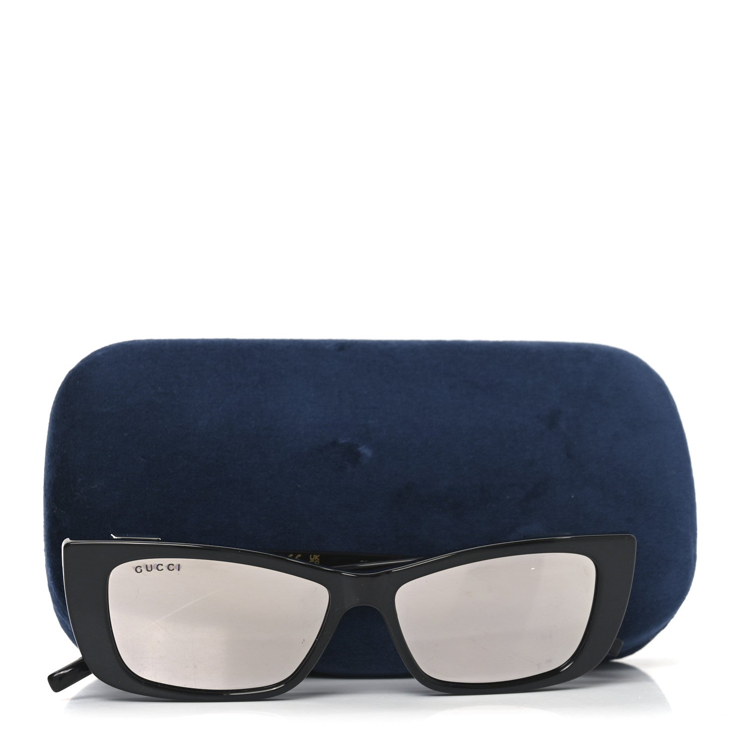 Acetate Crystal Rectangle Sunglasses GG1681S Black