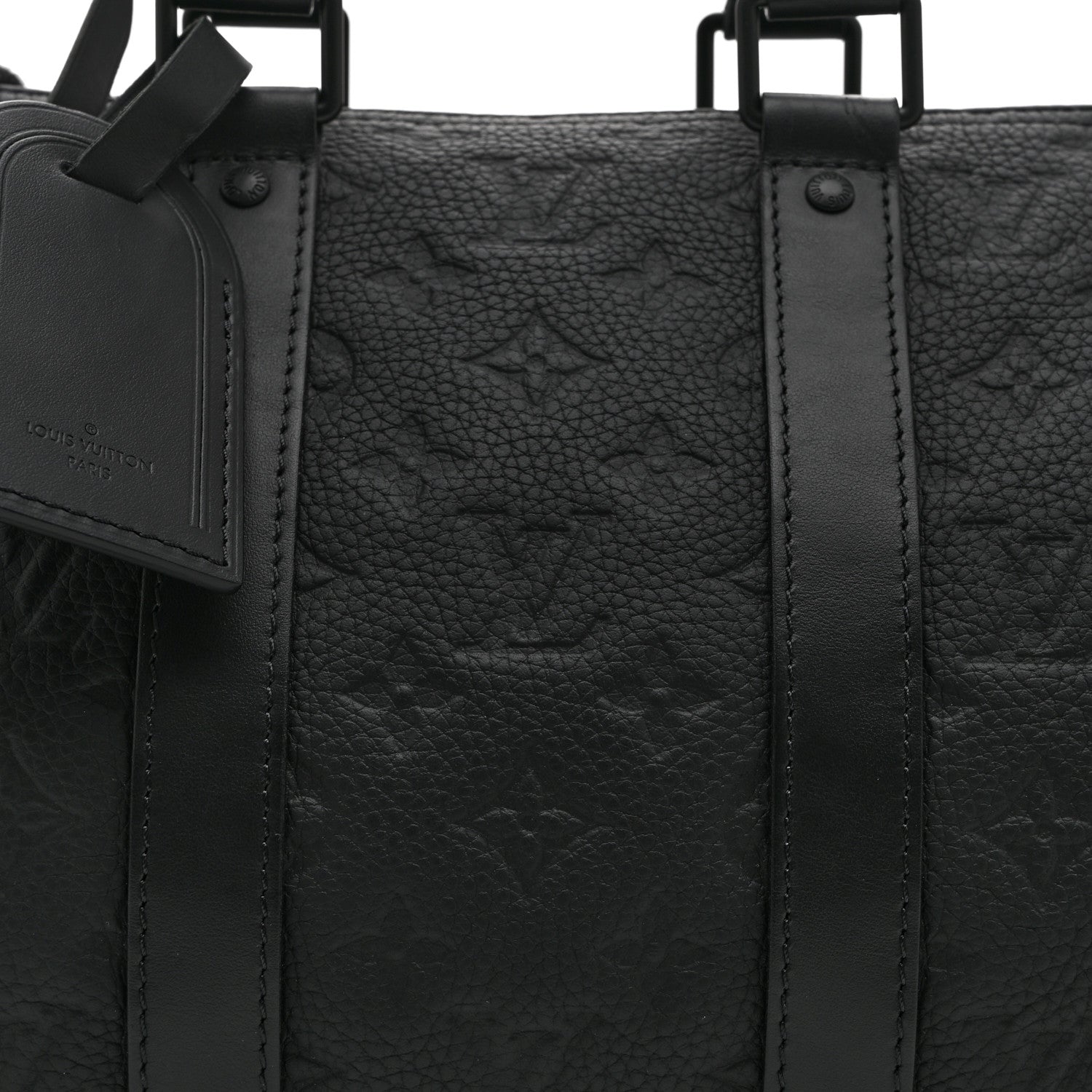 Monogram Taurillon Keepall Bandouliere 35 Black