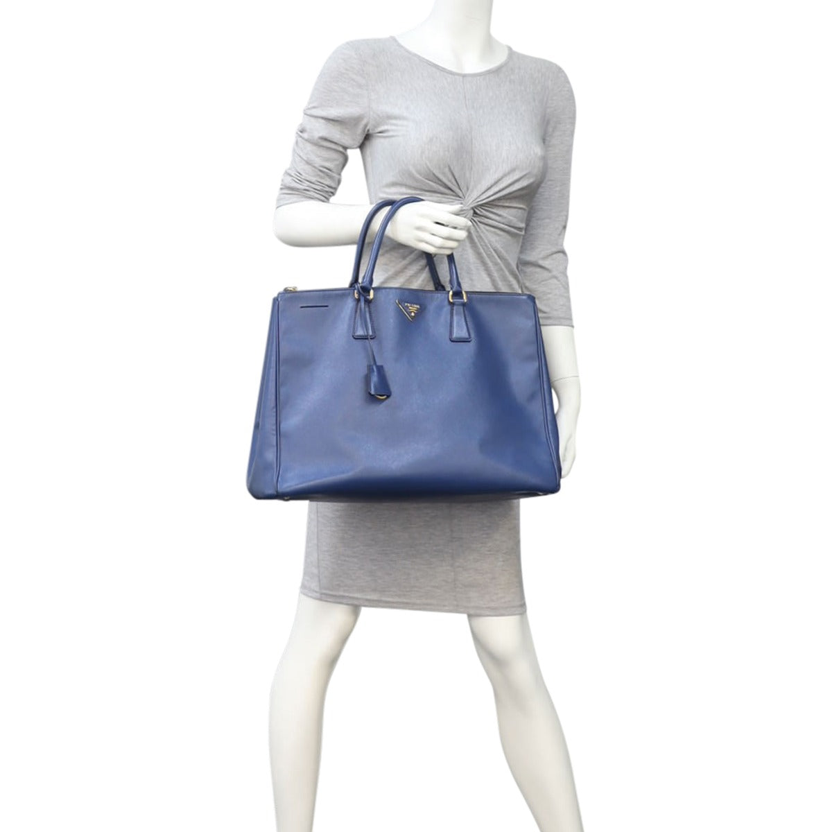 Prada Saffiano Lux Galleria Double Zip Tote Large
