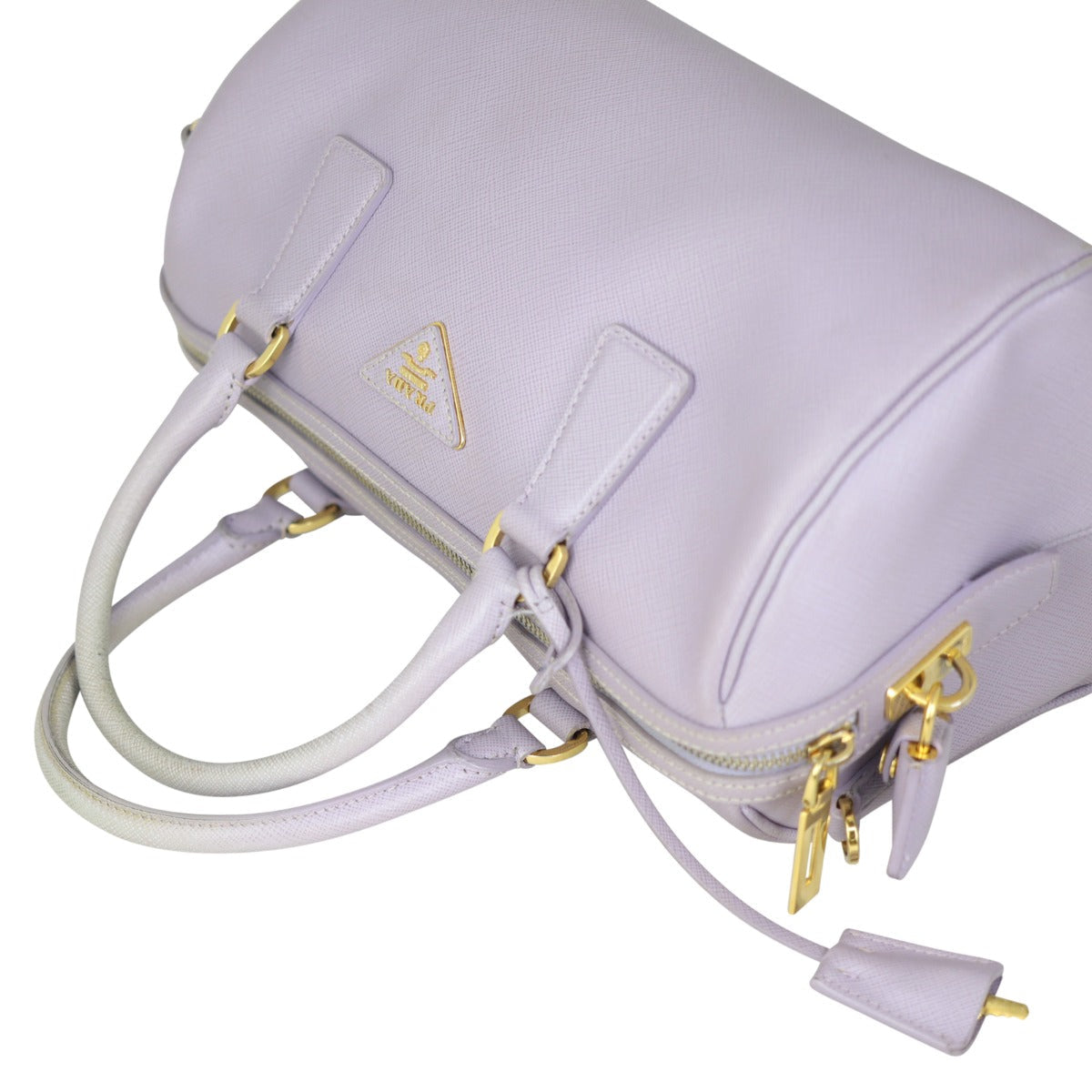 Prada Saffiano Lux Bauletto Bag Small
