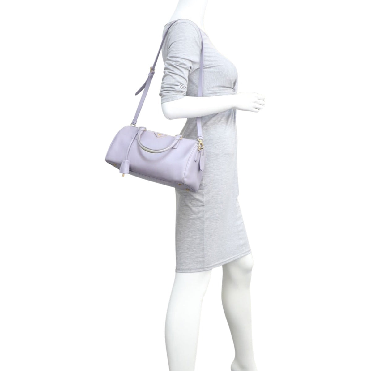 Prada Saffiano Lux Bauletto Bag Small