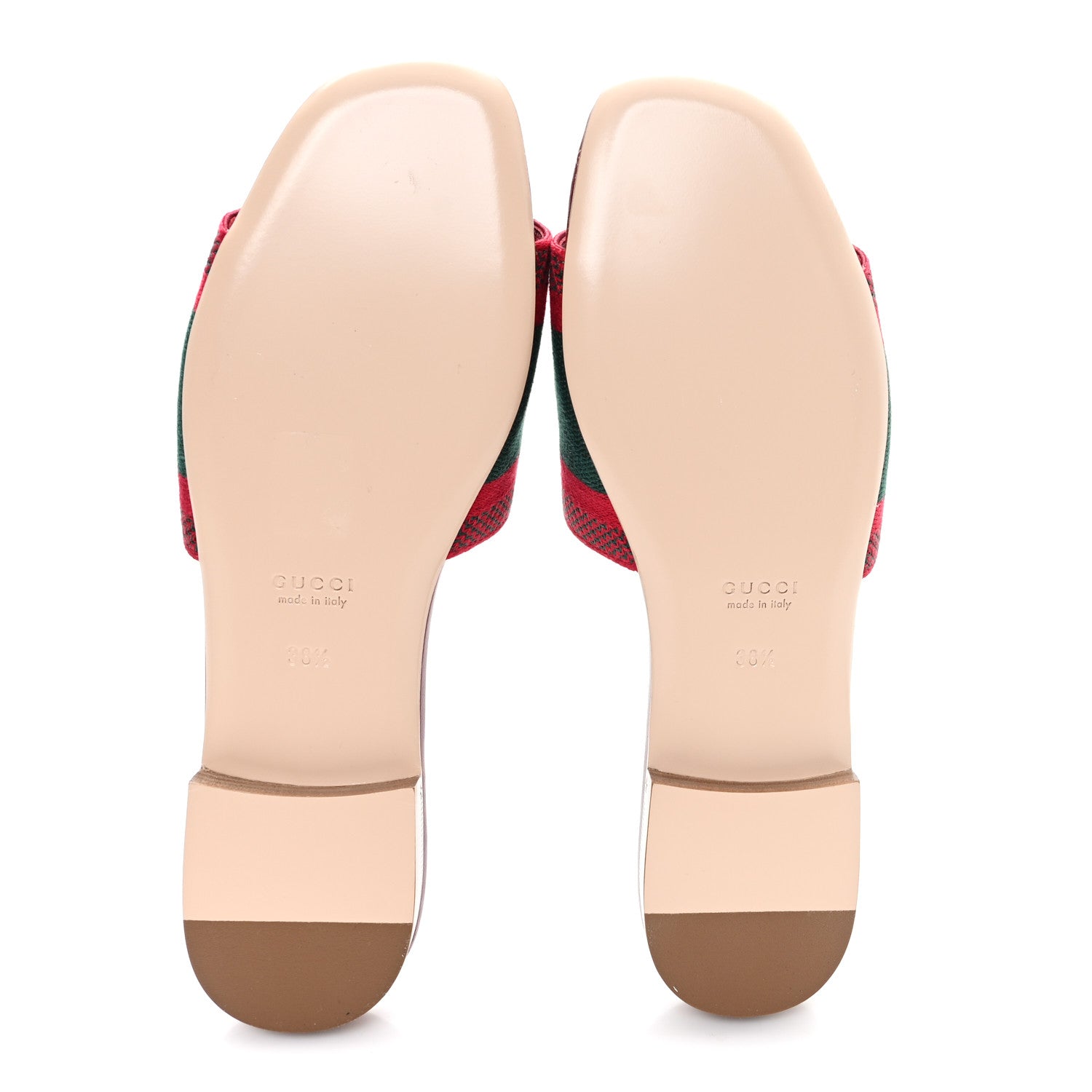 Canvas Web Womens Slide Sandals 38.5 Red Bordeaux