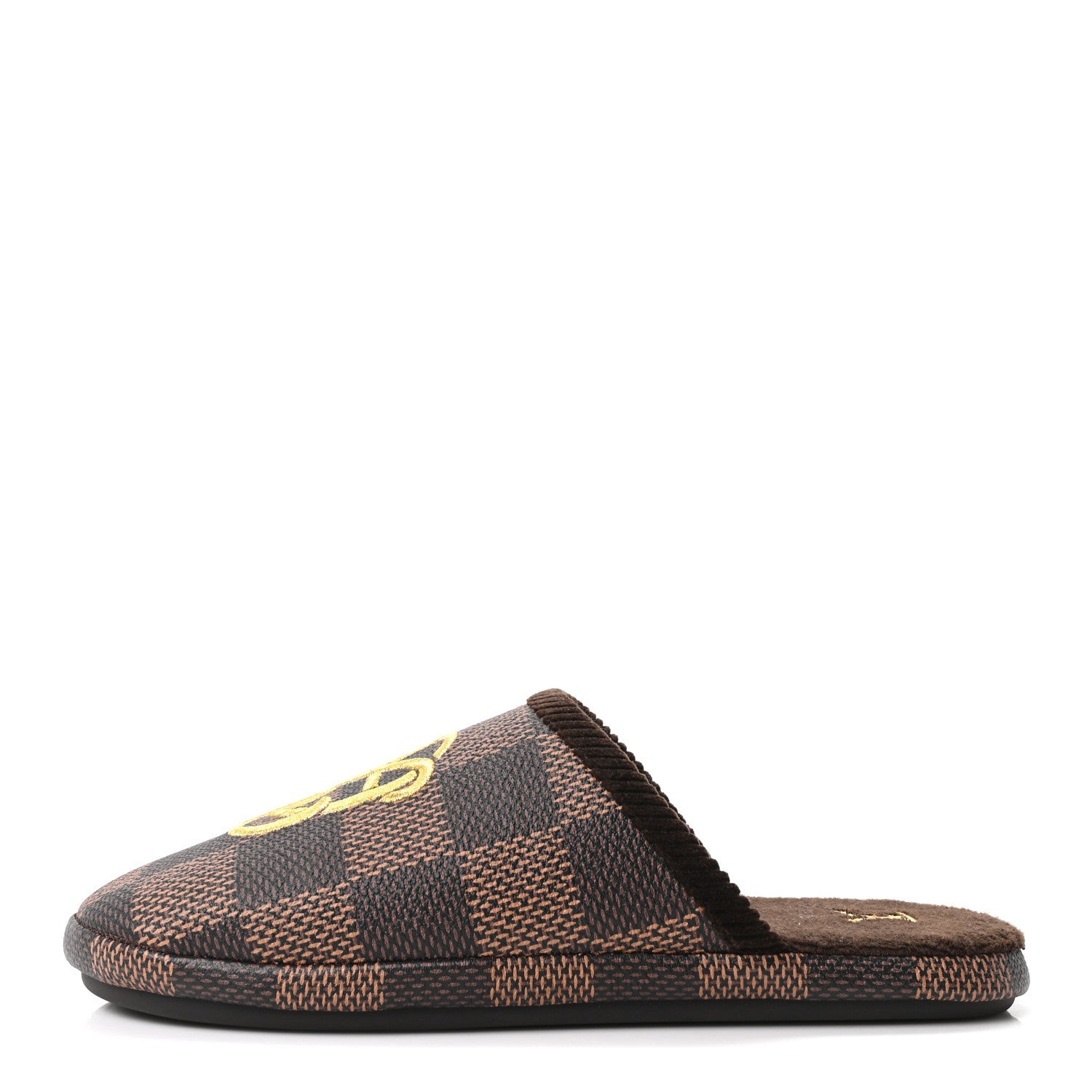 Damier Ebene Palace Slippers 7 Mocha