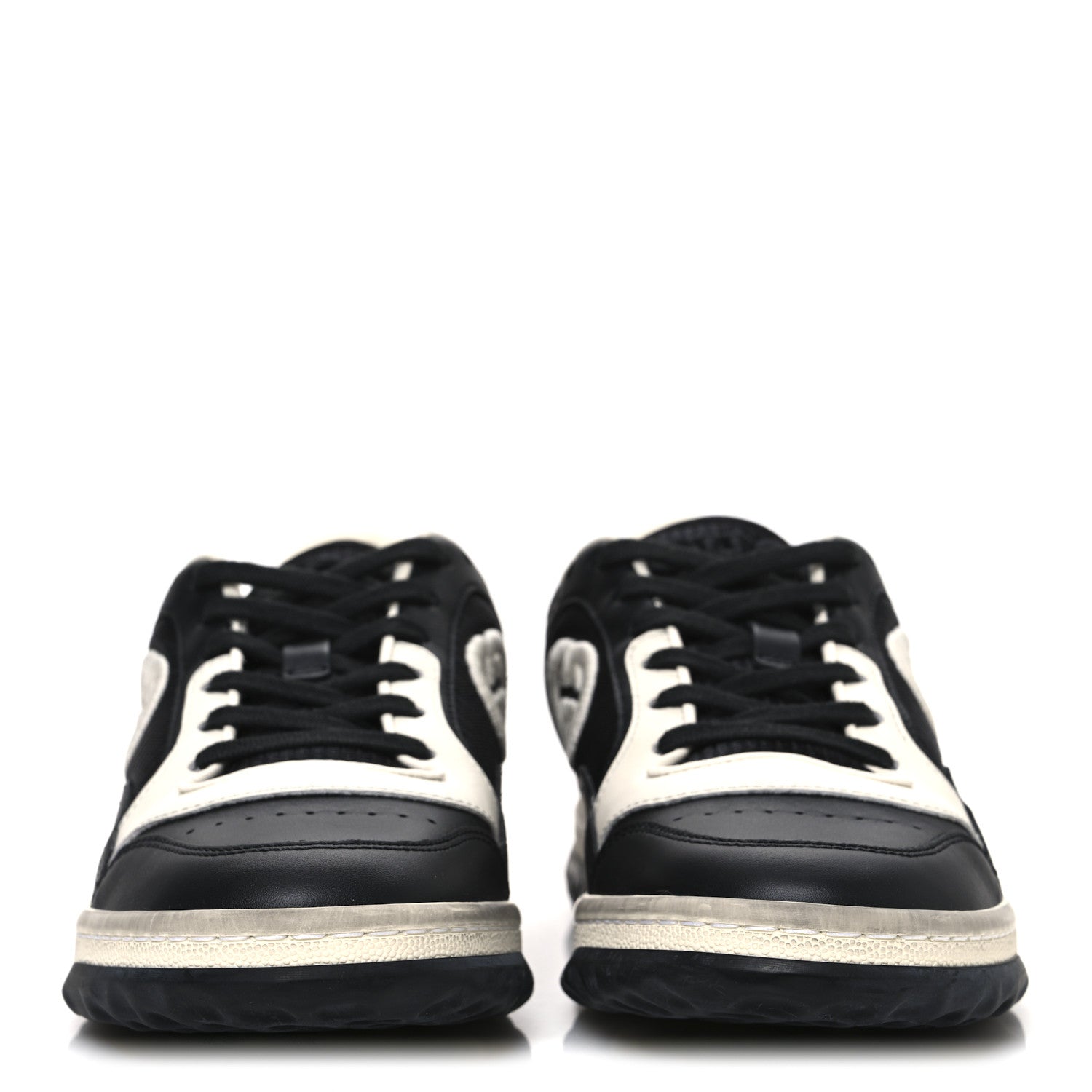 Dali Soft Calfskin Womens Mac80 Sneakers 36 Black Off White