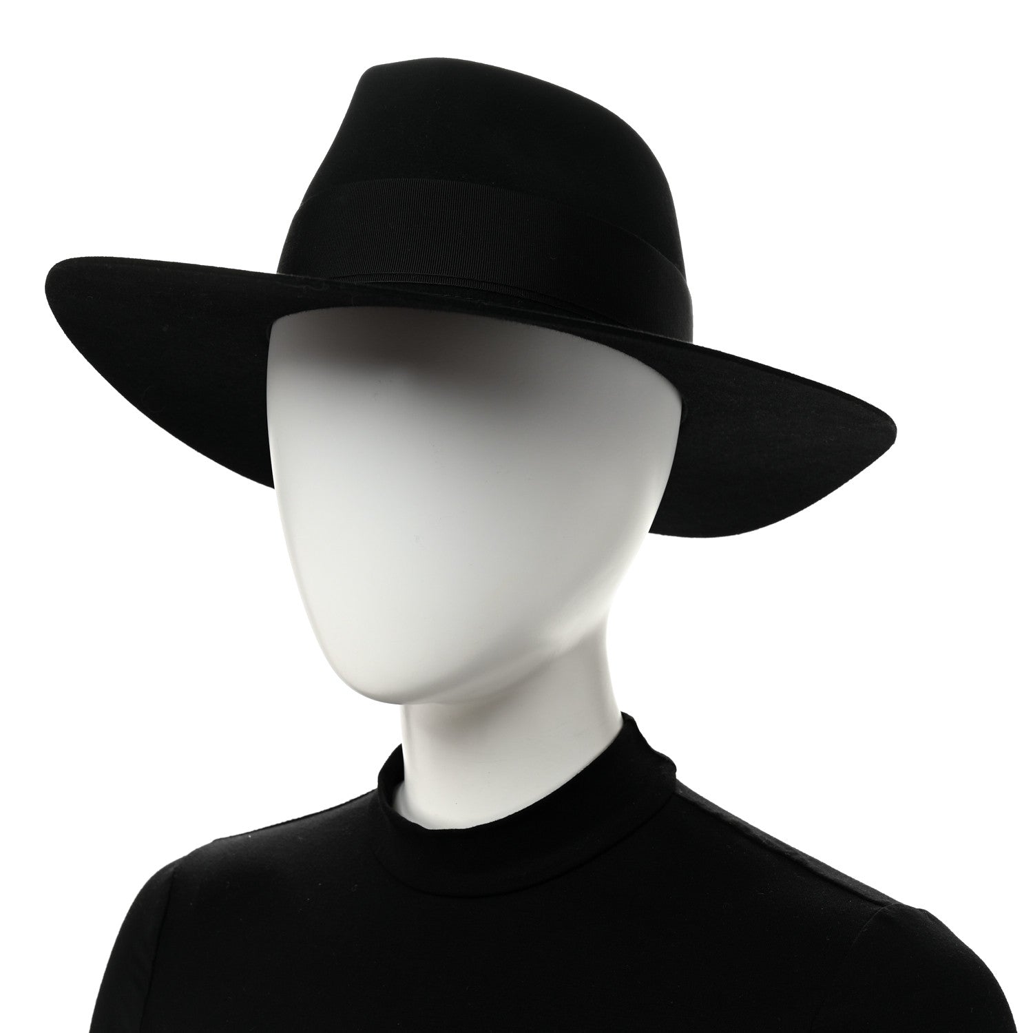 Rabbit Felt Farrah Pop H Hat 57 Black
