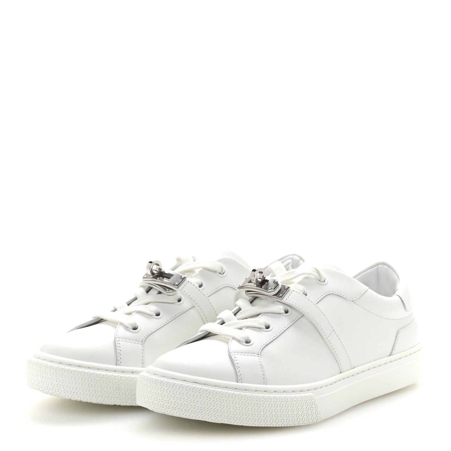 Calfskin Day Sneakers 37.5 White