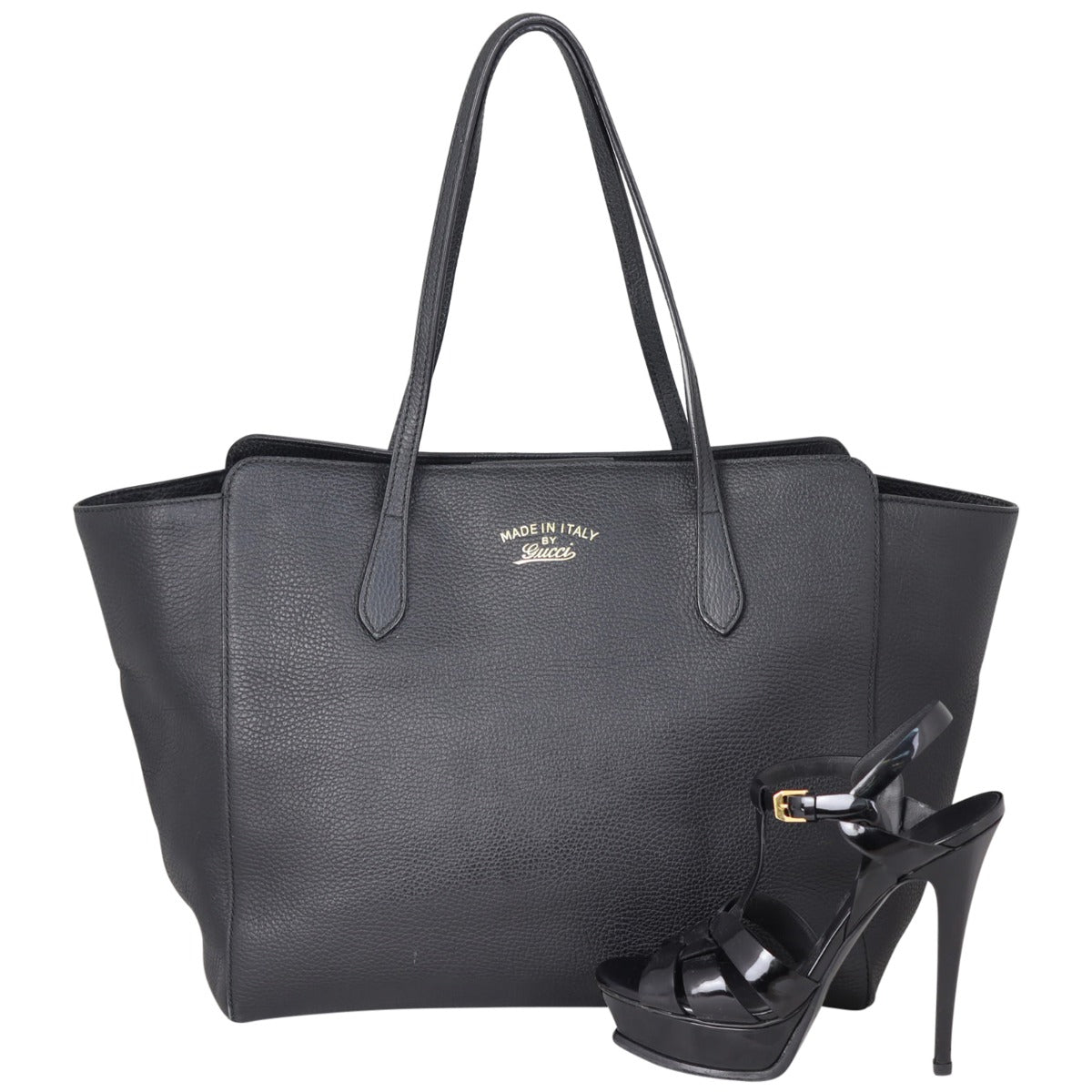 Gucci Swing Leather Tote Medium