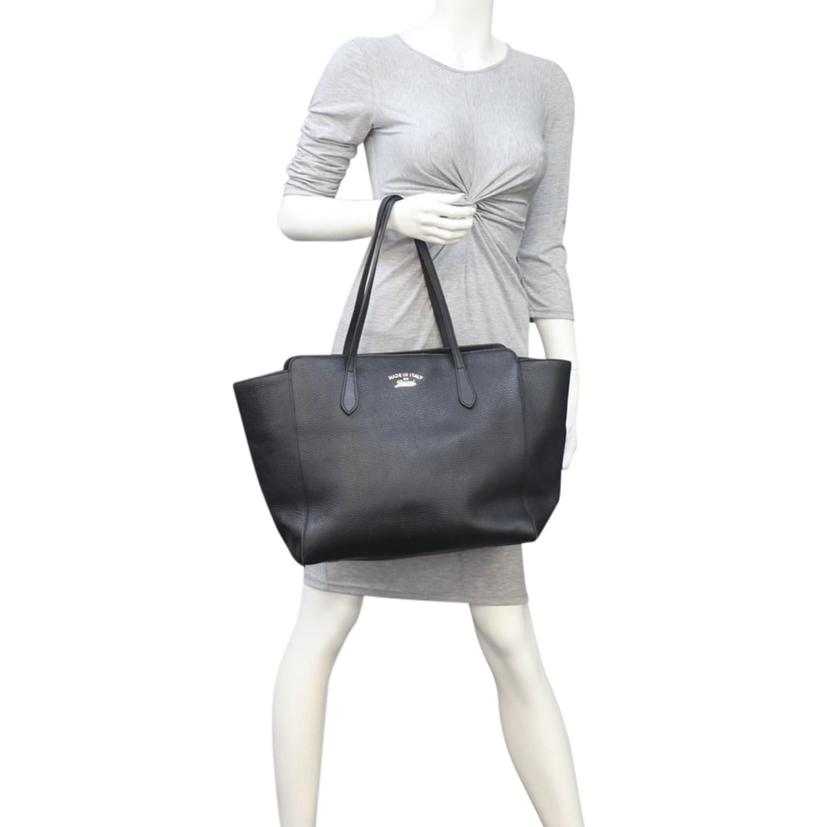 Gucci Swing Leather Tote Medium