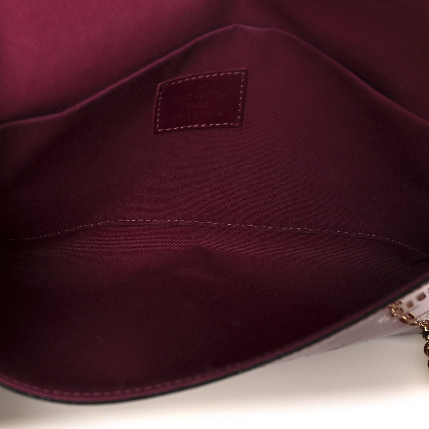 Vernis Felicie Chain Wallet Magenta