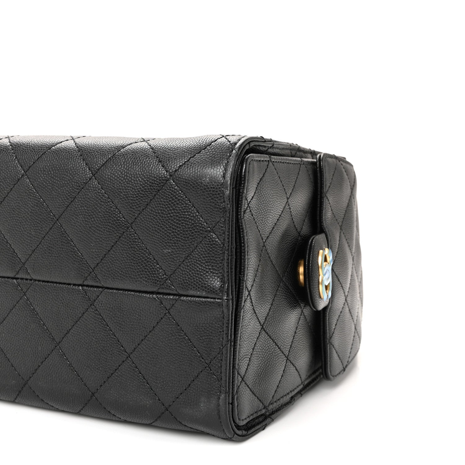 Caviar Quilted Small Chanel 25 Handbag Black
