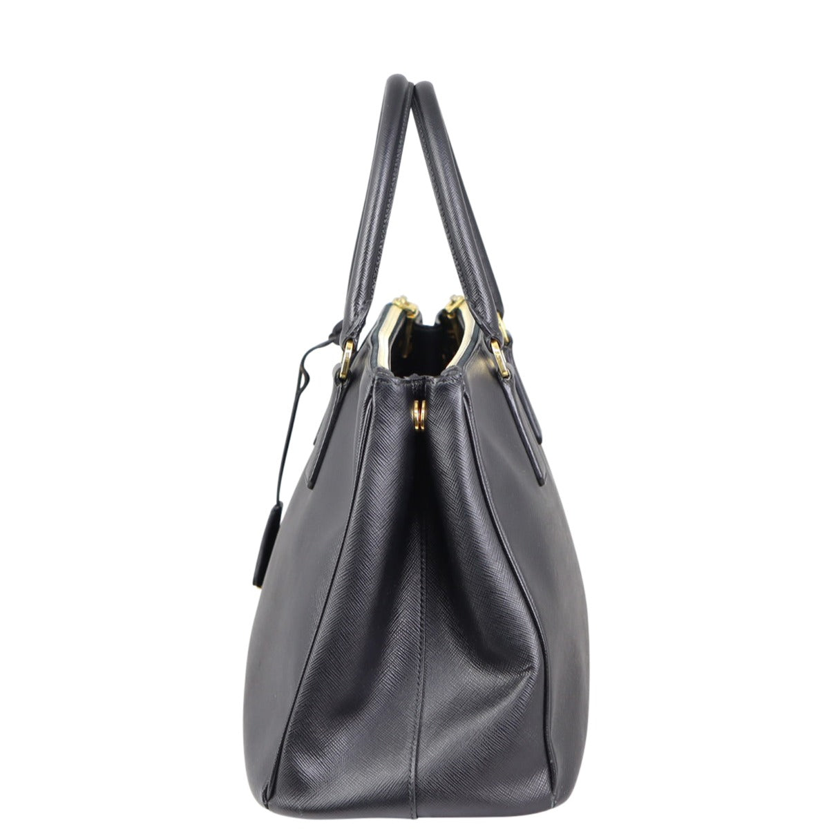 Prada Saffiano Lux Galleria Double Zip Tote Medium